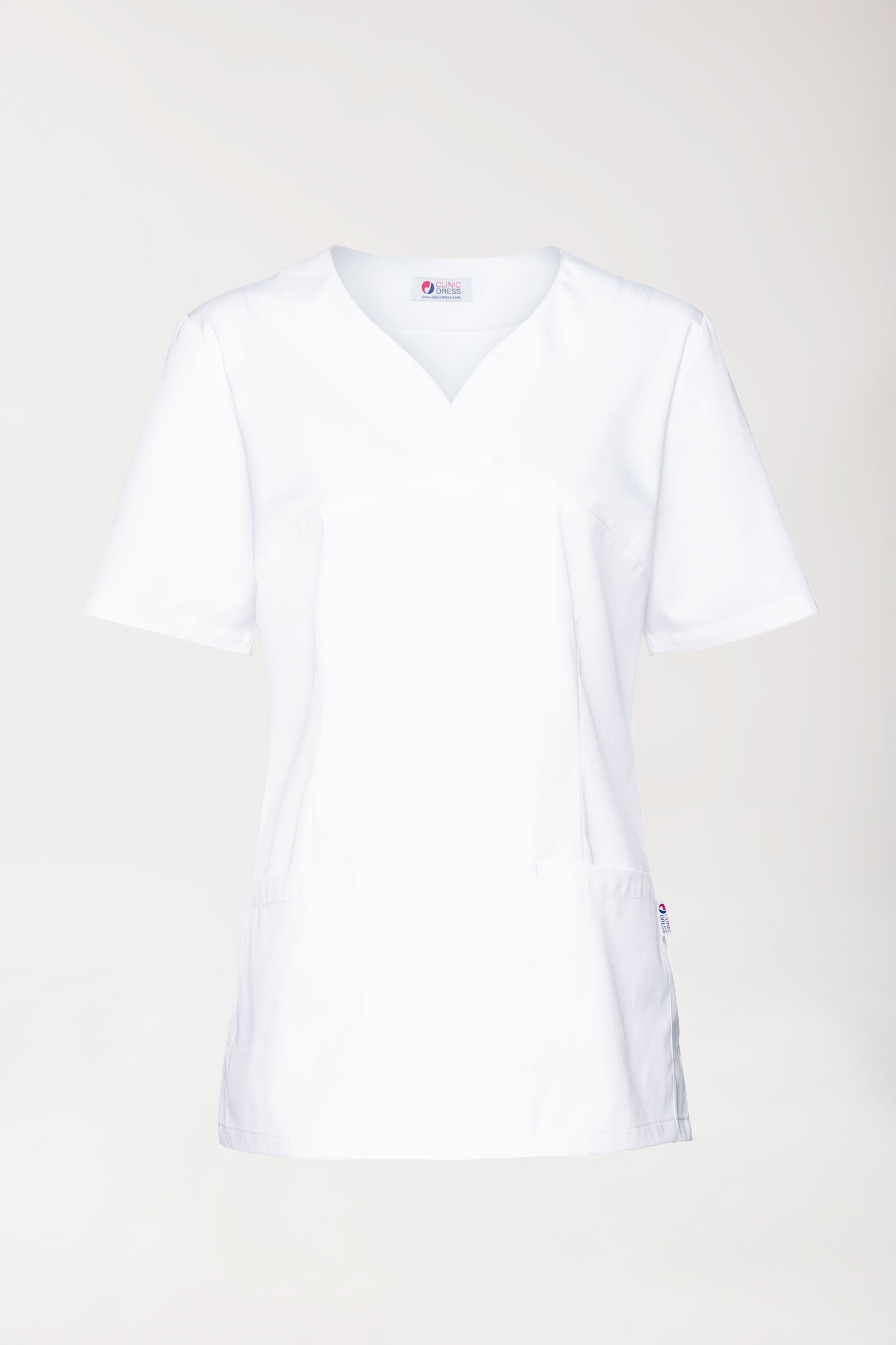 CORE Tunique Femme - Décolleté Cœur blanc
