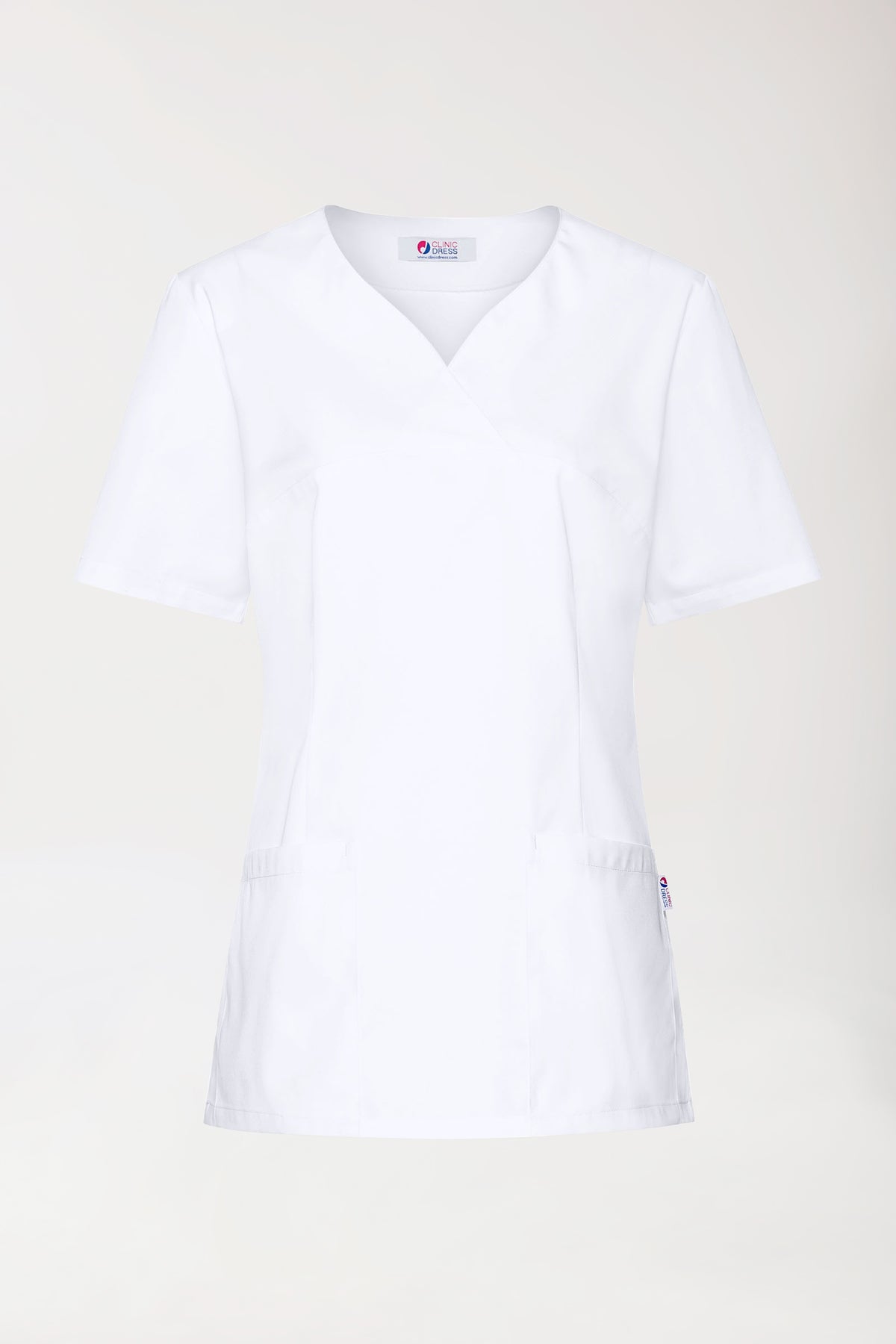 CORE Tunique Femme - Lot de 5 - Décolleté Cœur blanc, Vue de face 