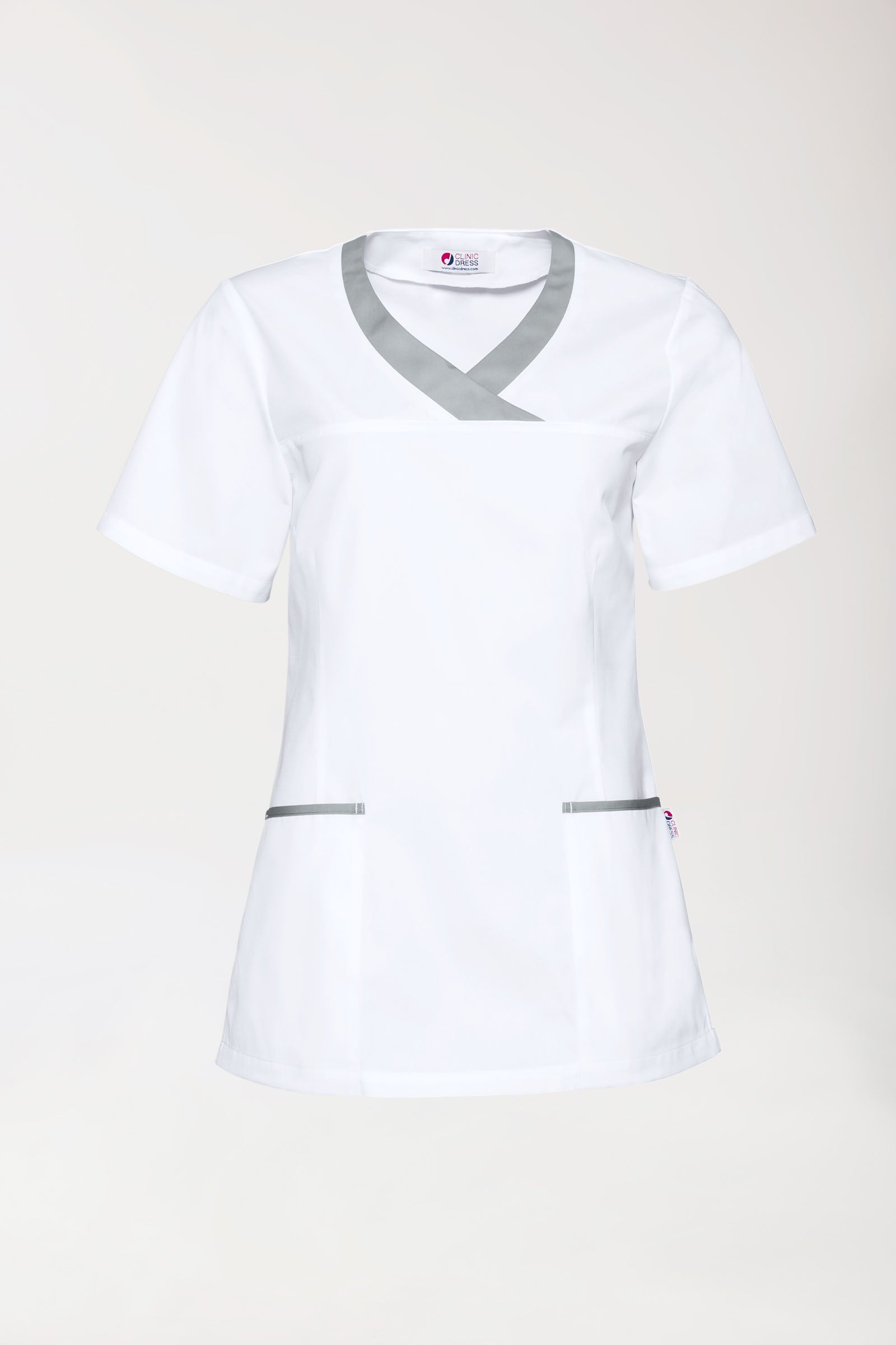 CORE Tunique Femme blanc/gris
