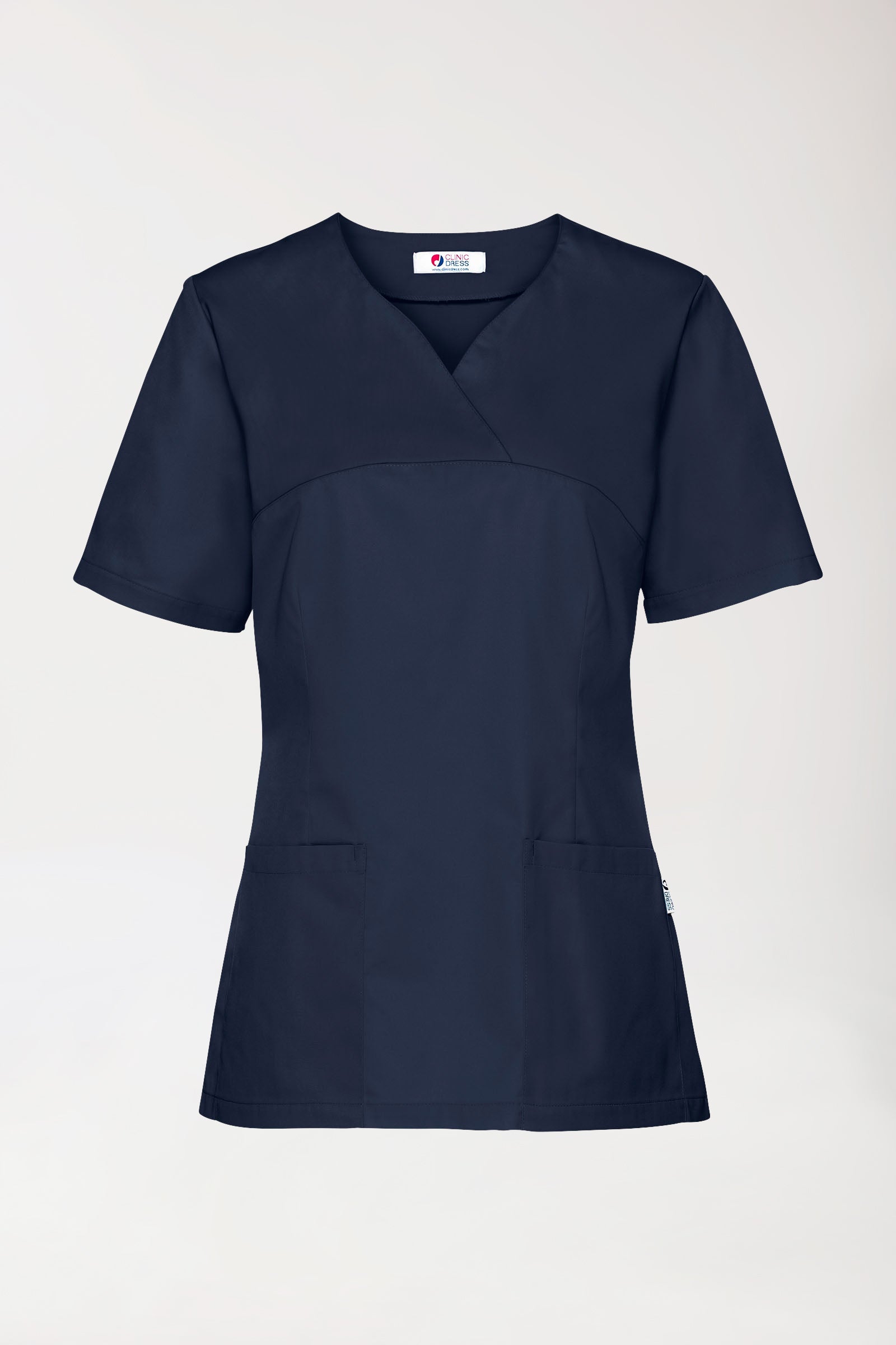 CORE Tunique Femme - Lot de 5 - Décolleté Cœur bleu navy, Vue de face 