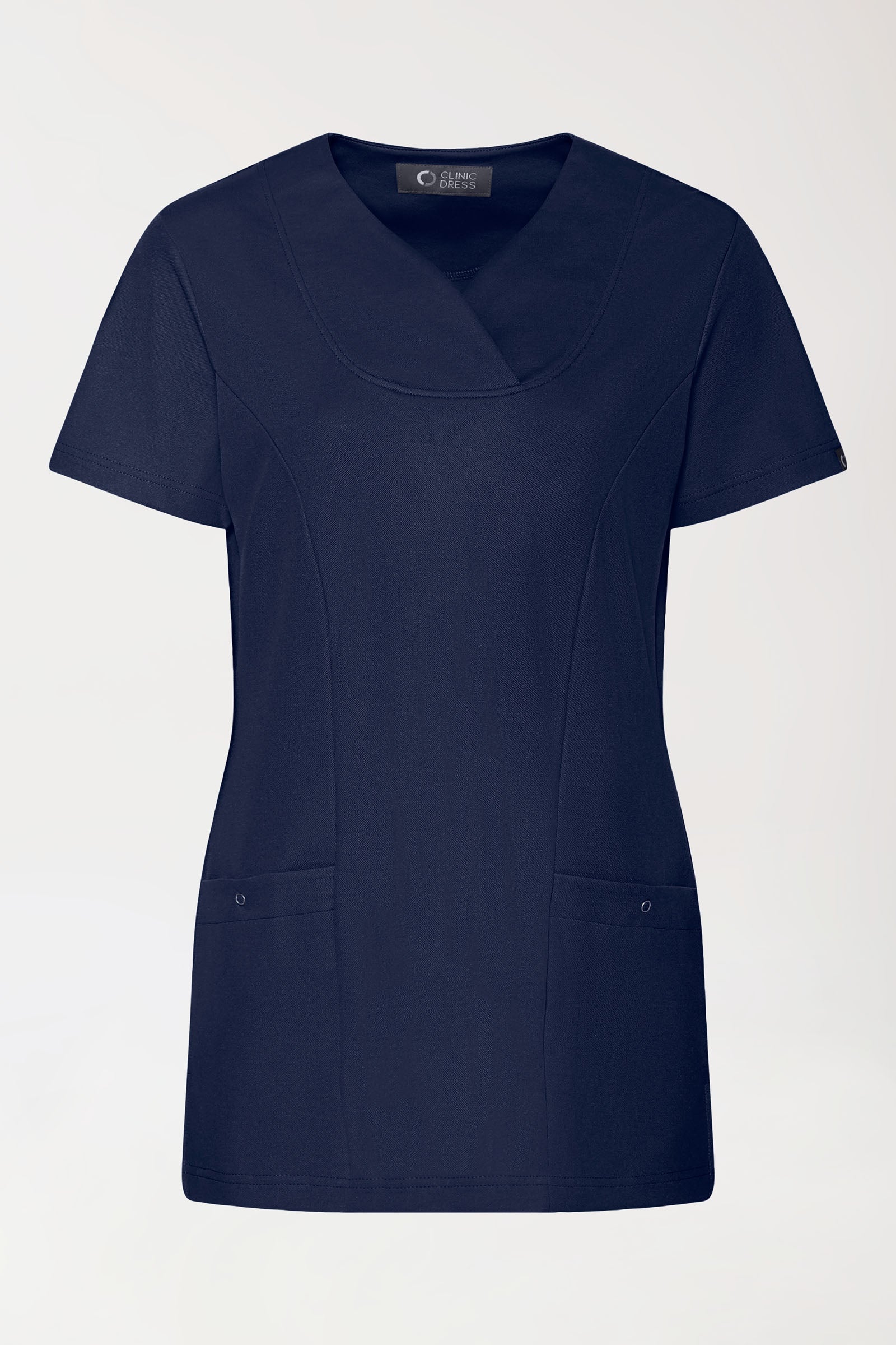COMFY FLEX Tunique Stretch Femme - Décolleté Cœur navy, Vue de face 
