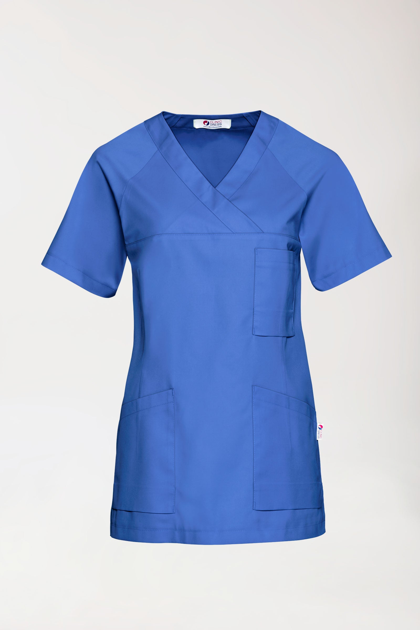 CORE Tunique Femme - Décolleté V bleu roi