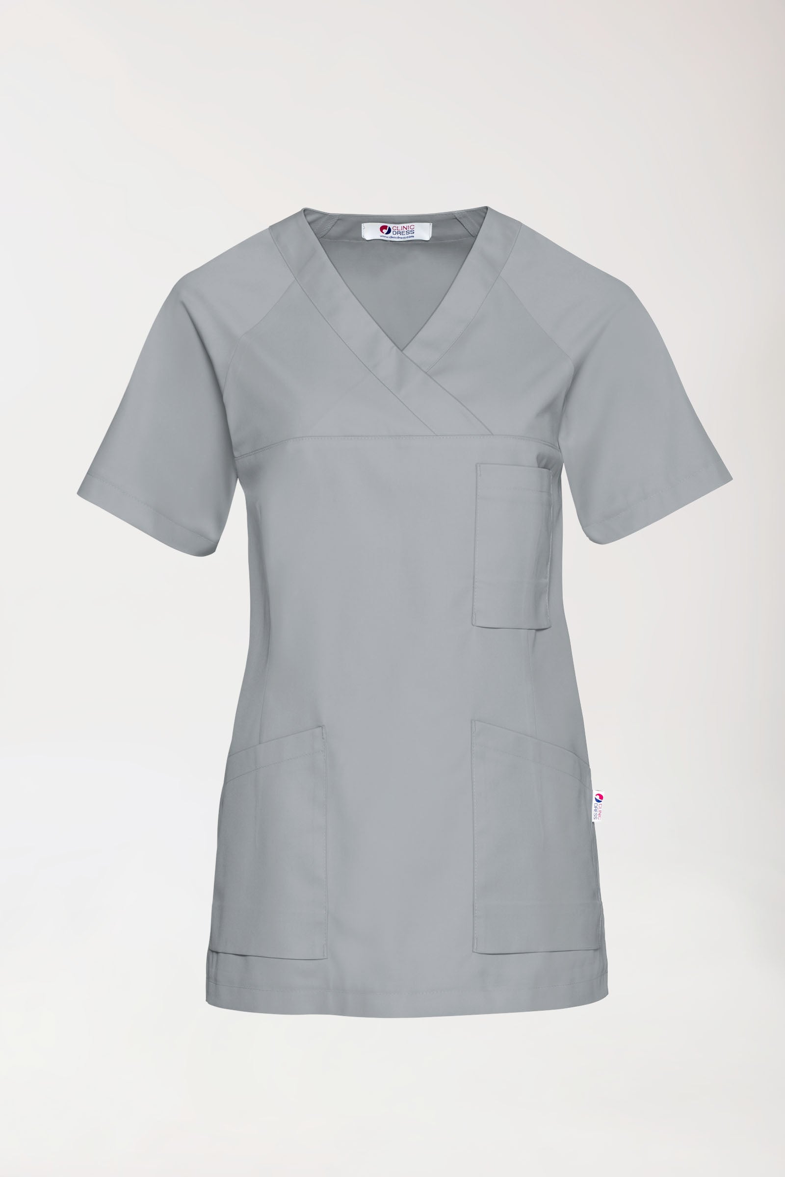 CORE Tunique Femme - Décolleté V gris