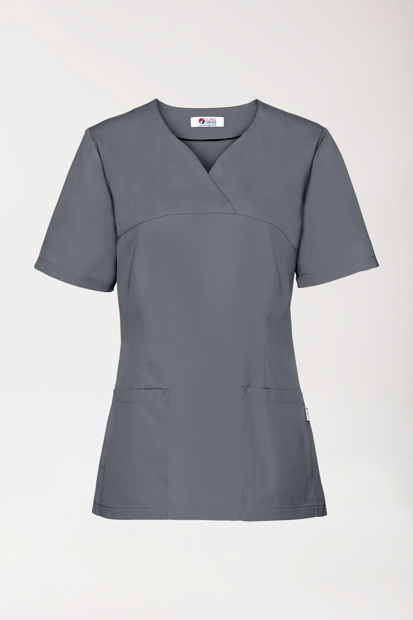 CORE Tunique Femme - Décolleté Cœur gris granit