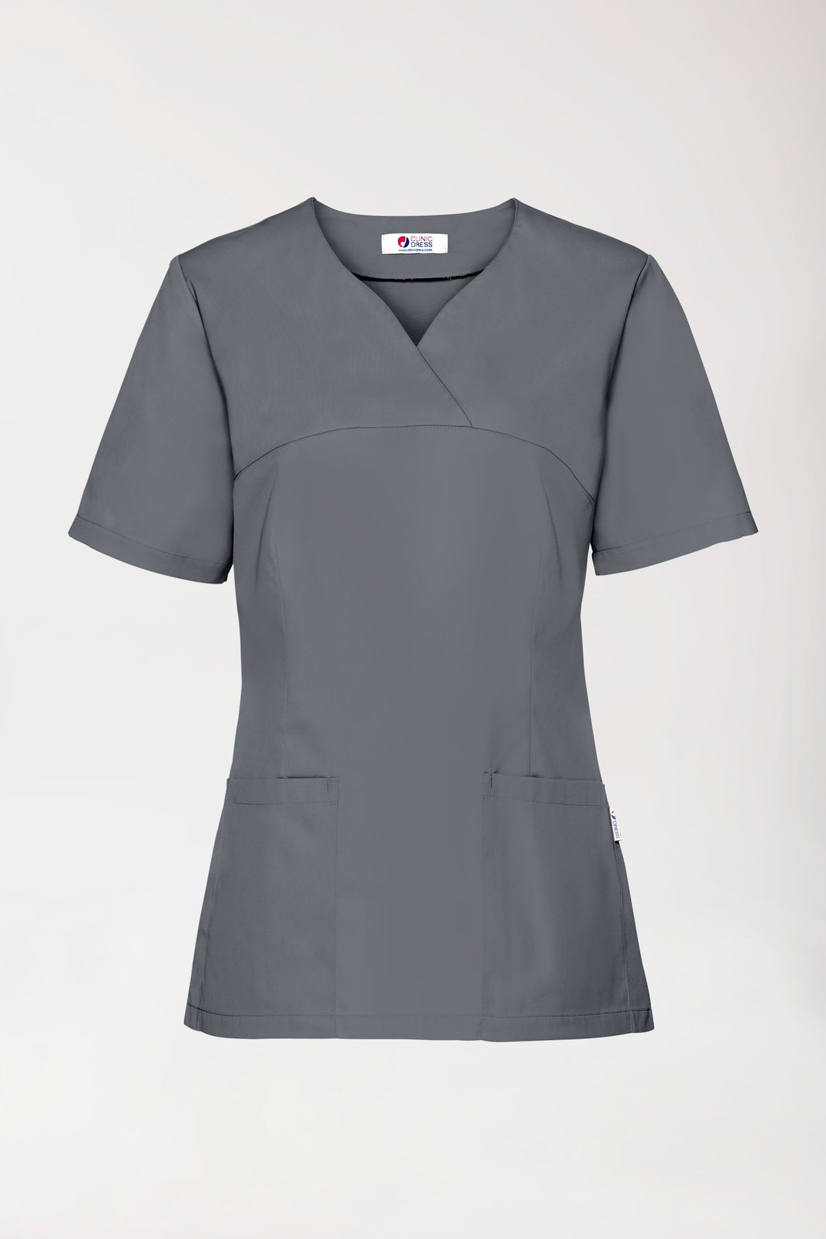CORE Tunique Femme - Décolleté Cœur gris granit, Vue de face 