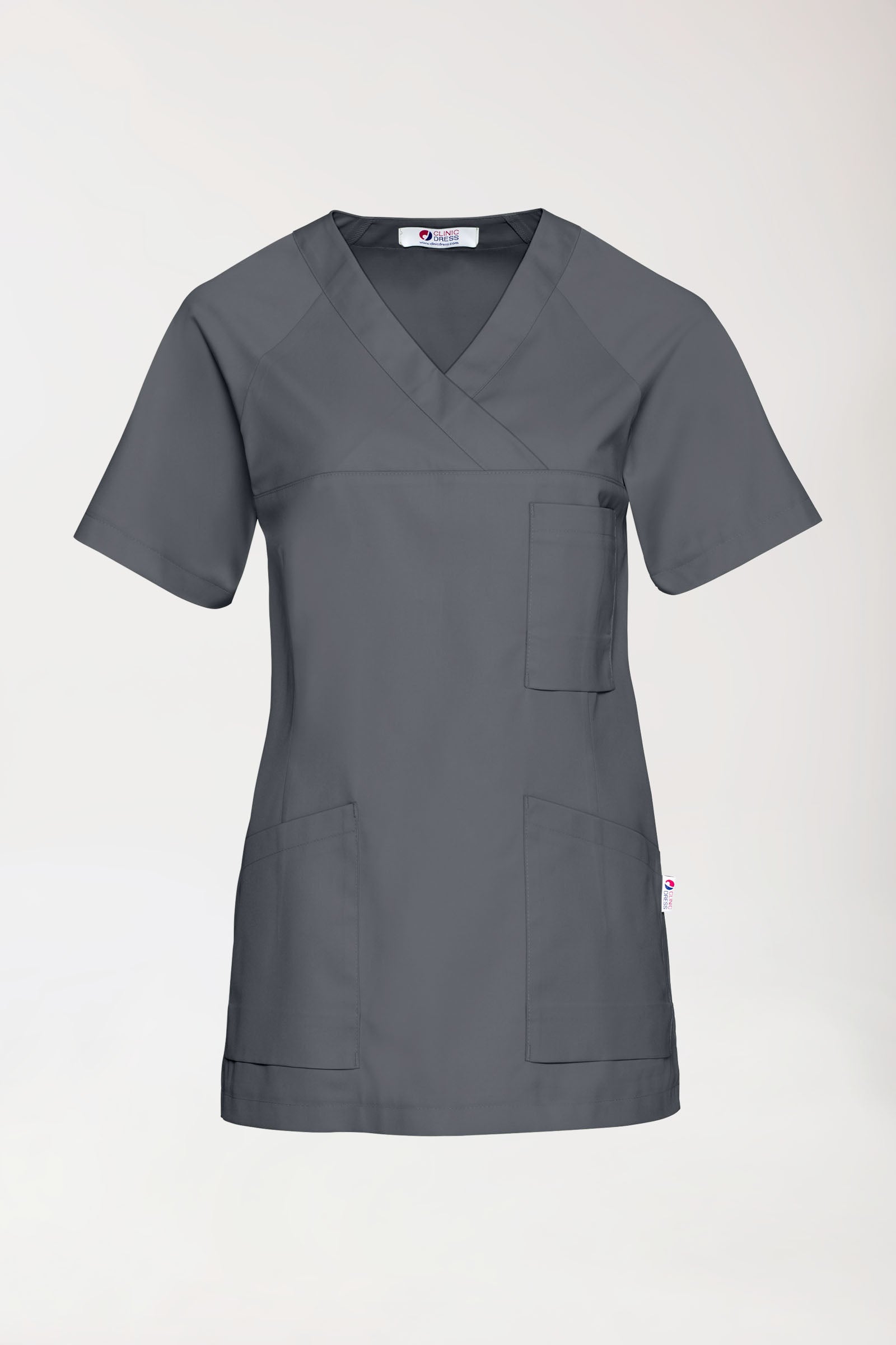CORE Tunique Femme - Décolleté V gris granit