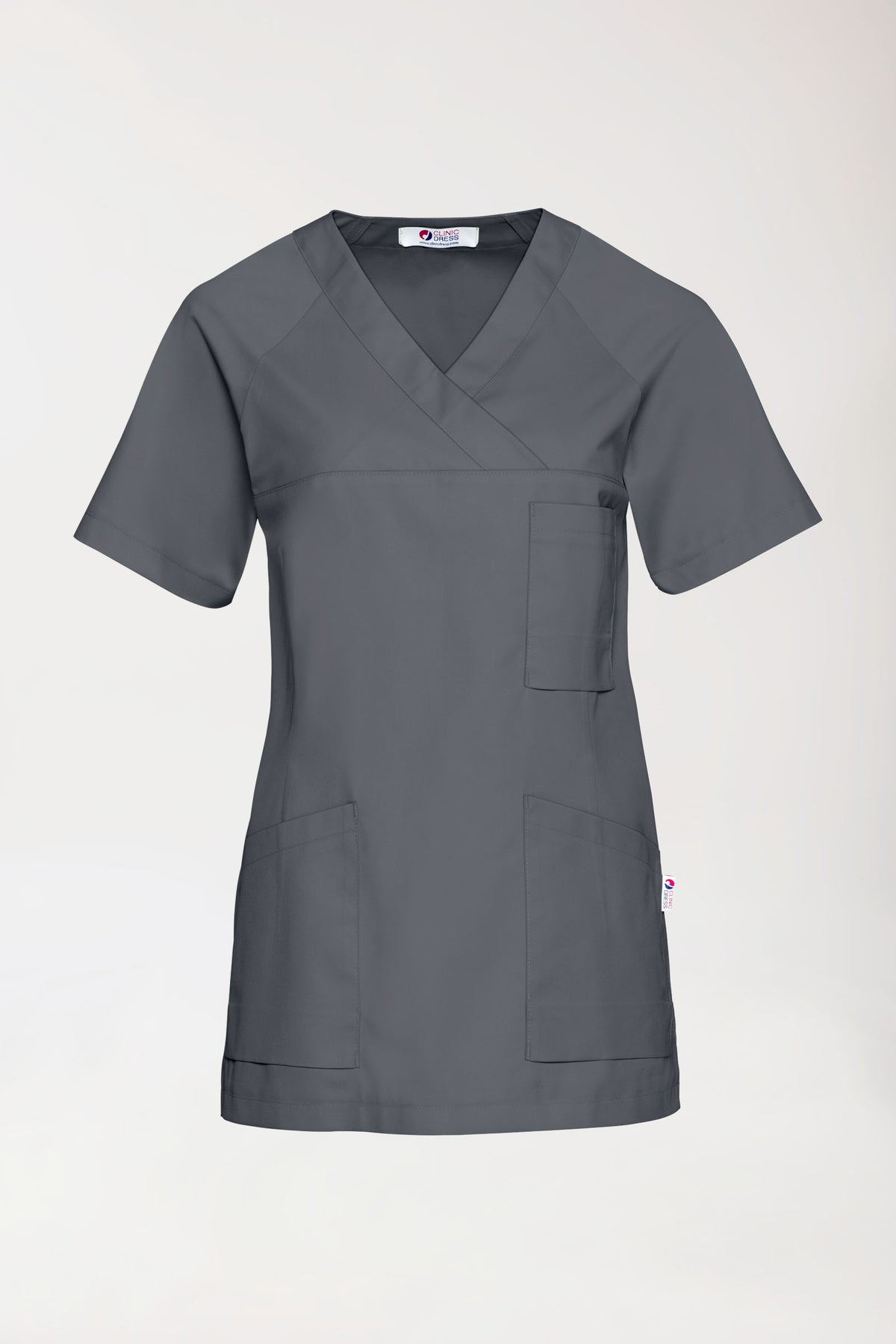 CORE Tunique Femme - Décolleté V gris granit