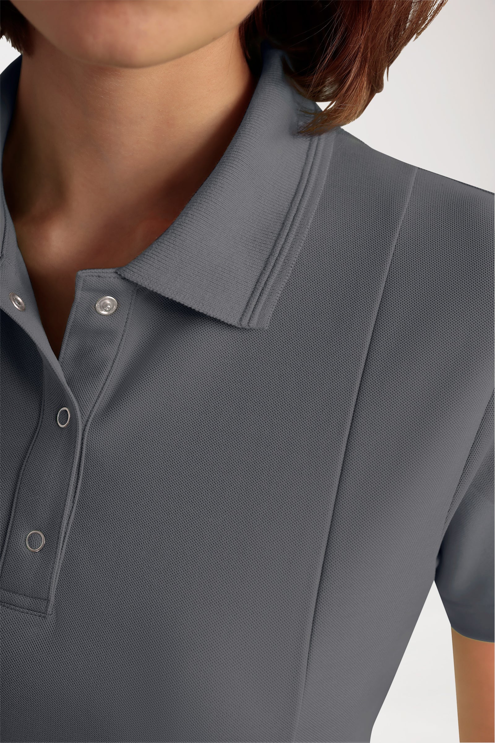 COMFY FLEX Tunique Stretch Femme - Col polo galet, Vue de face 