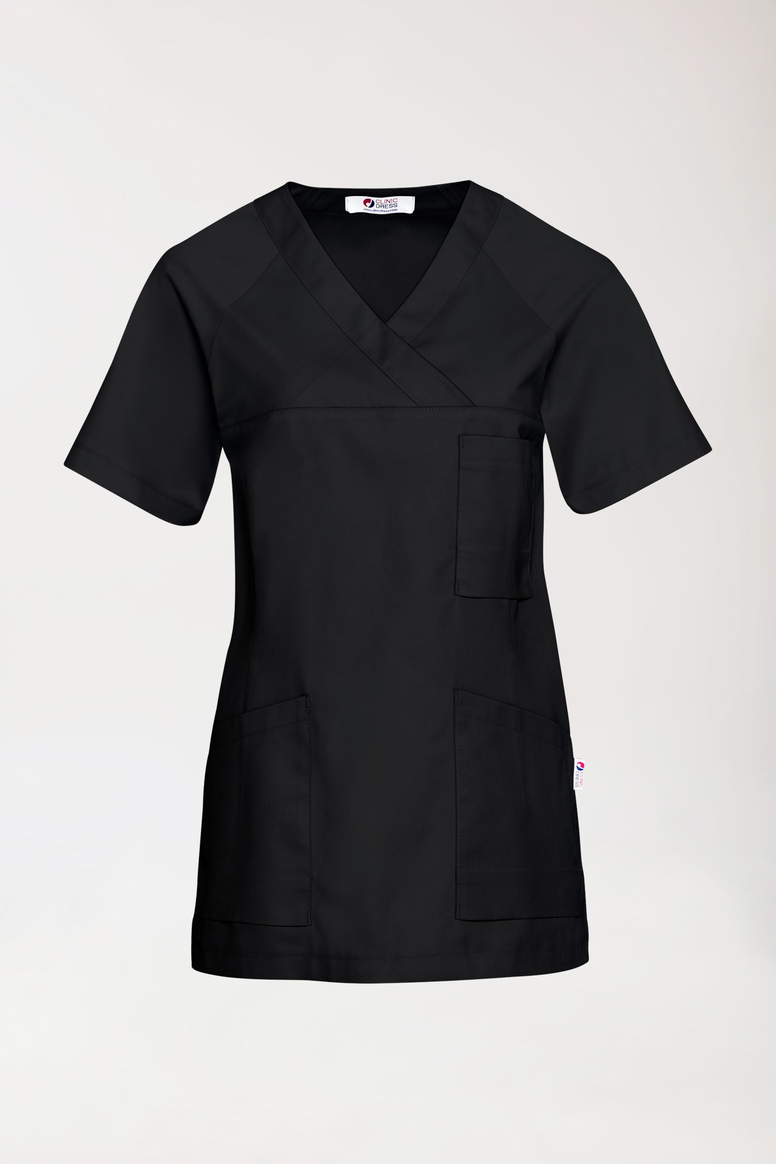CORE Tunique Femme - Décolleté V noir