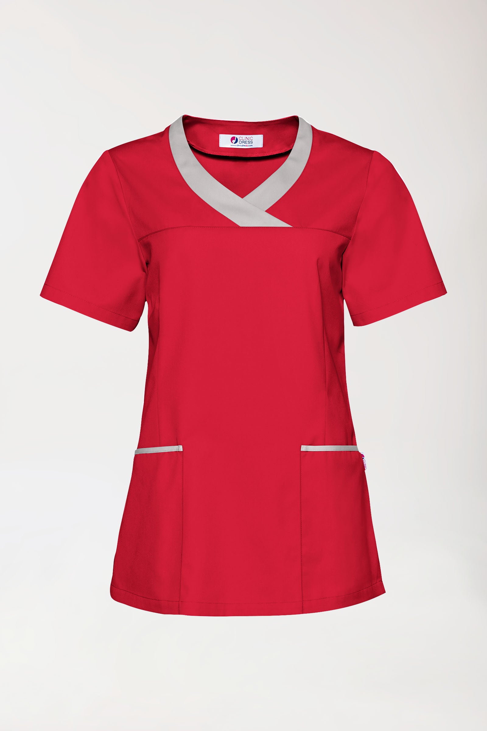 CORE Tunique Femme rouge/gris