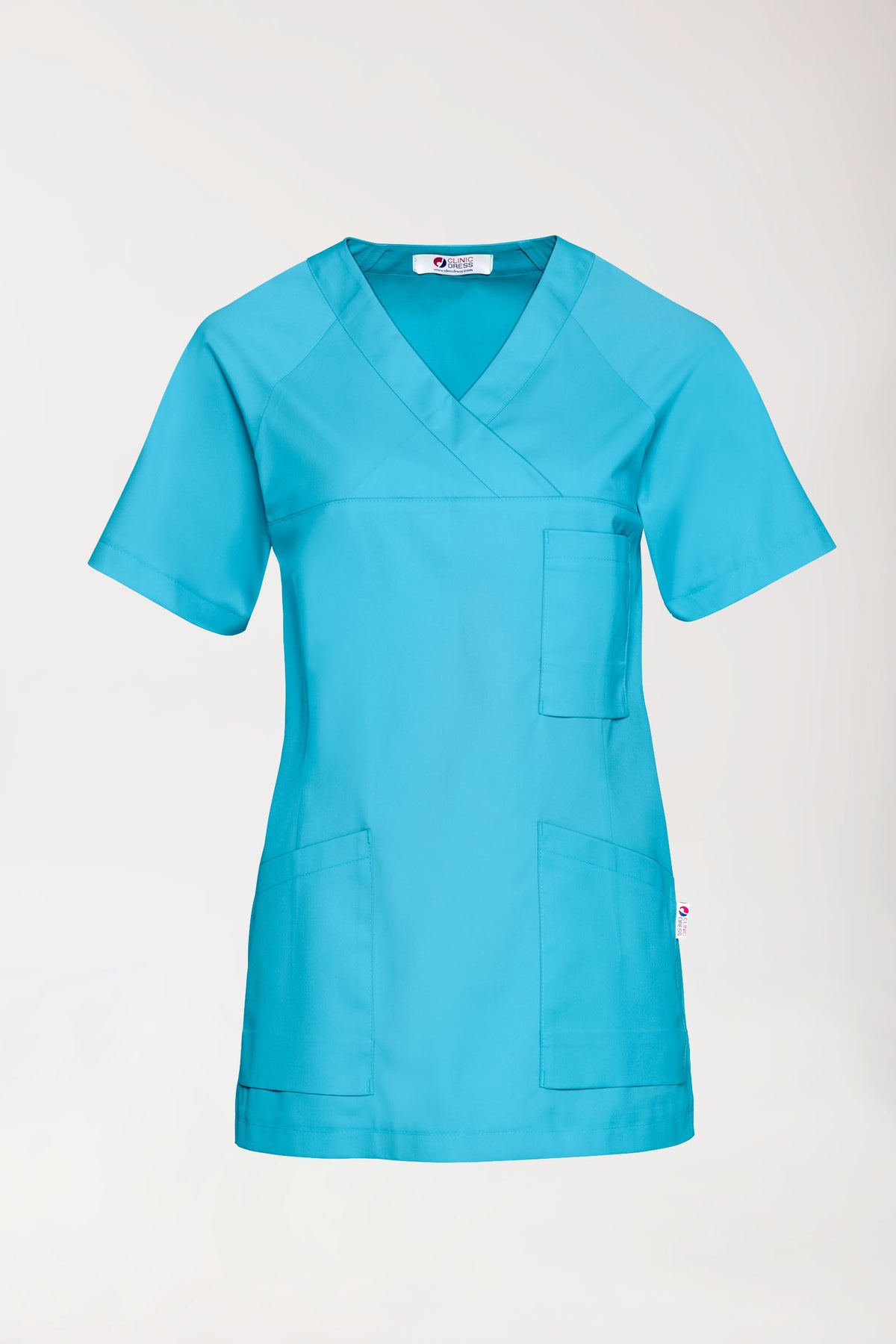 CORE Tunique Femme - Décolleté V turquoise