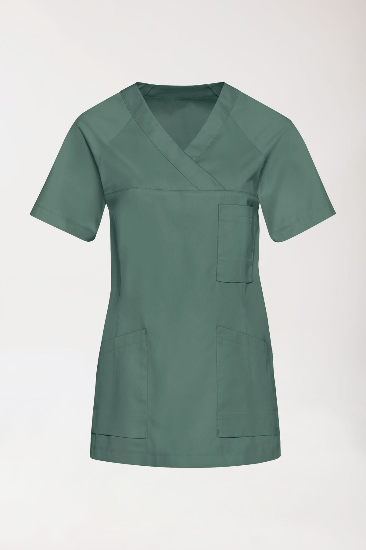 CORE Tunique Femme - Décolleté V vert foncé