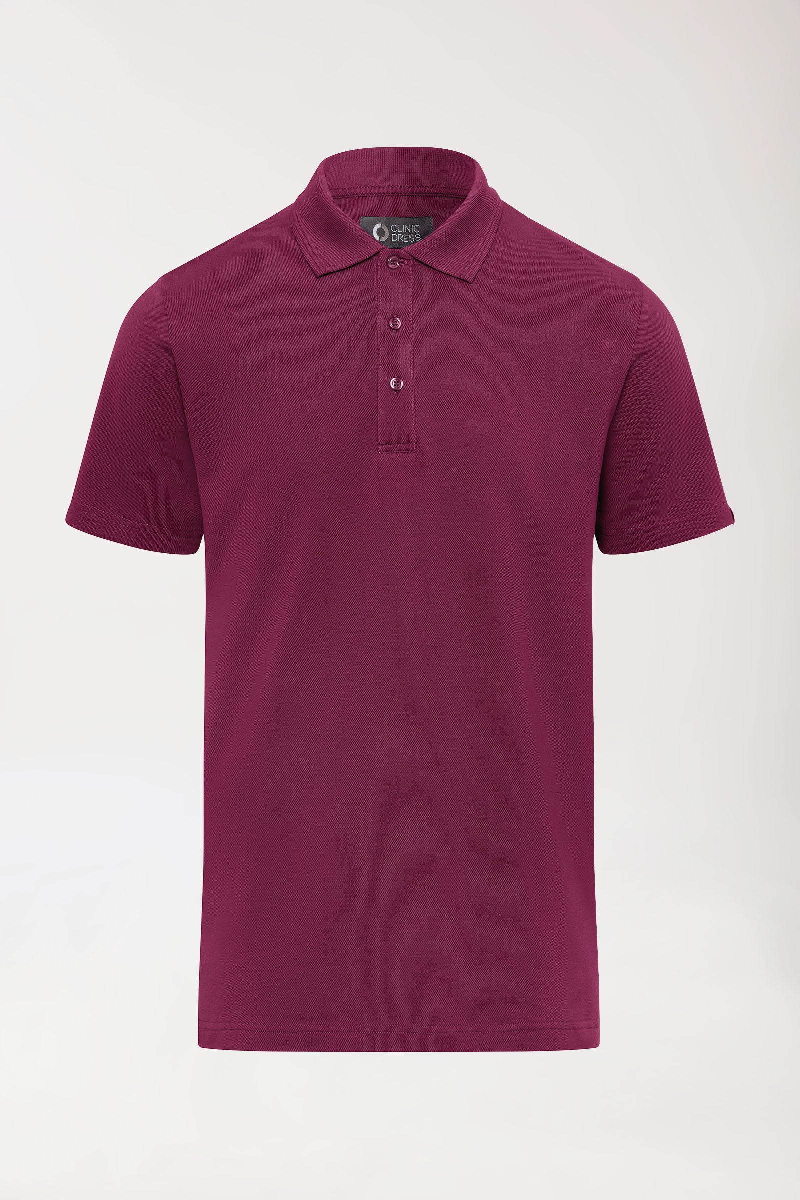 COMFY FLEX Shirt Stretch Homme - Col polo berry