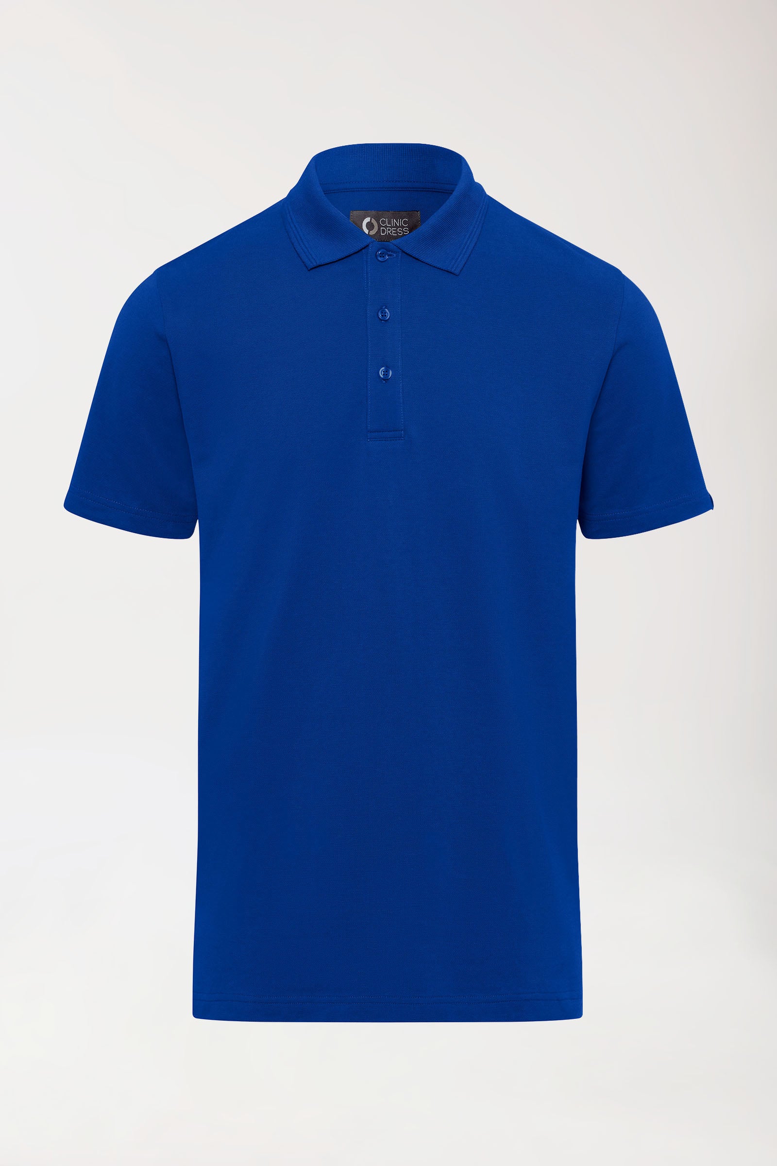COMFY FLEX Shirt Stretch Homme - Col polo bleu roi