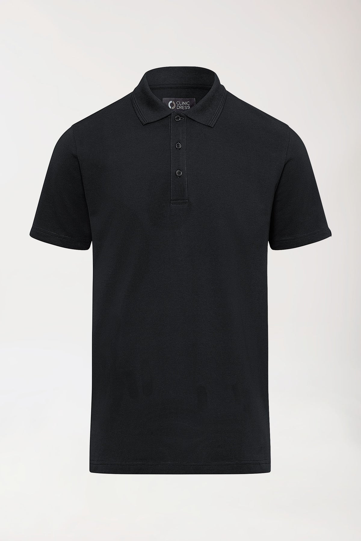 COMFY FLEX Shirt Stretch Homme - Col polo noir