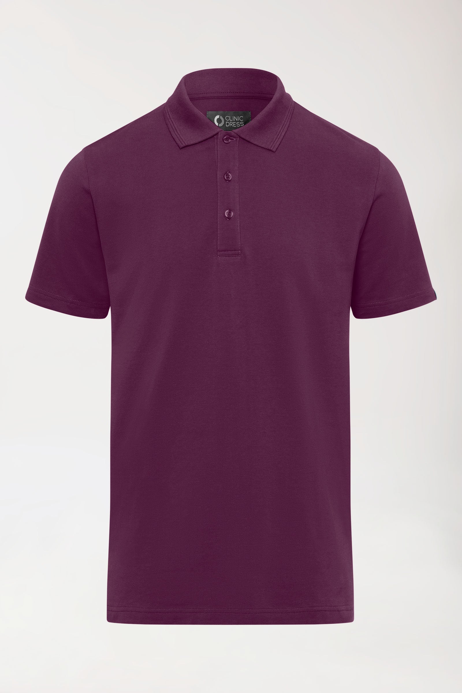 COMFY FLEX Shirt Stretch Homme - Col polo prune