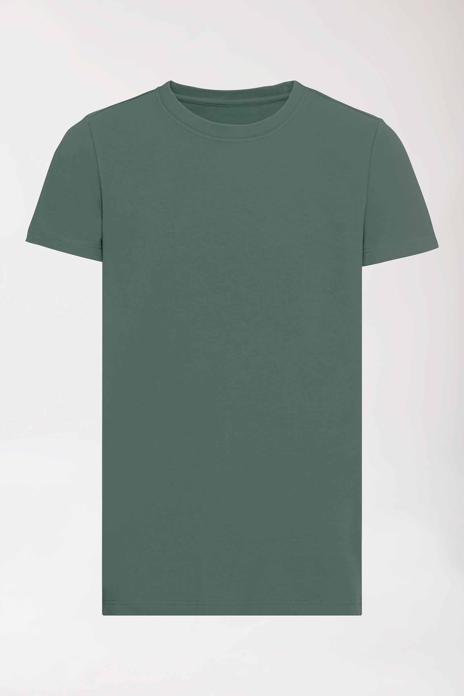 CORE T-shirt Homme - Encolure ronde vert foncé