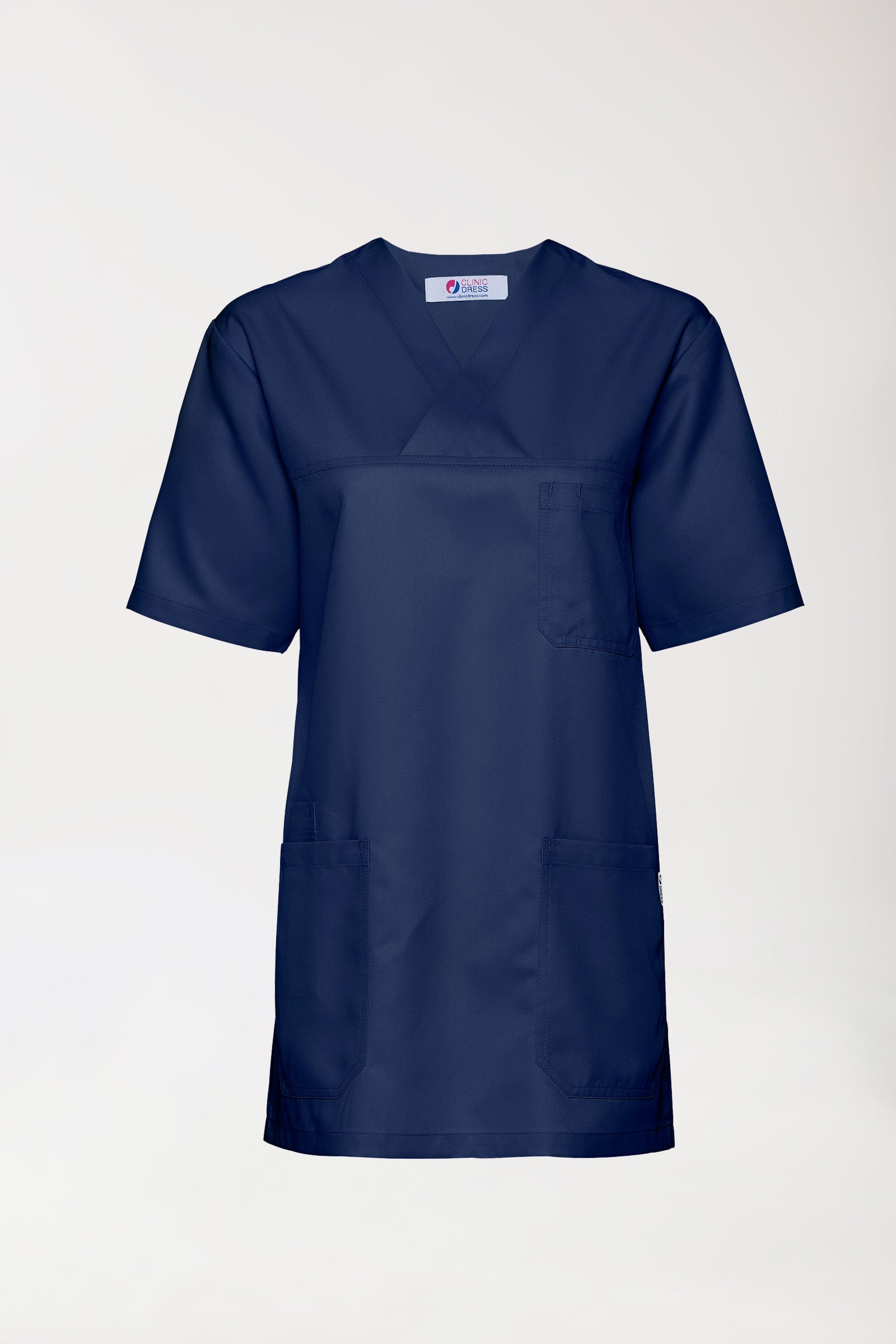 GREEN Tunique Homme - Col V bleu navy