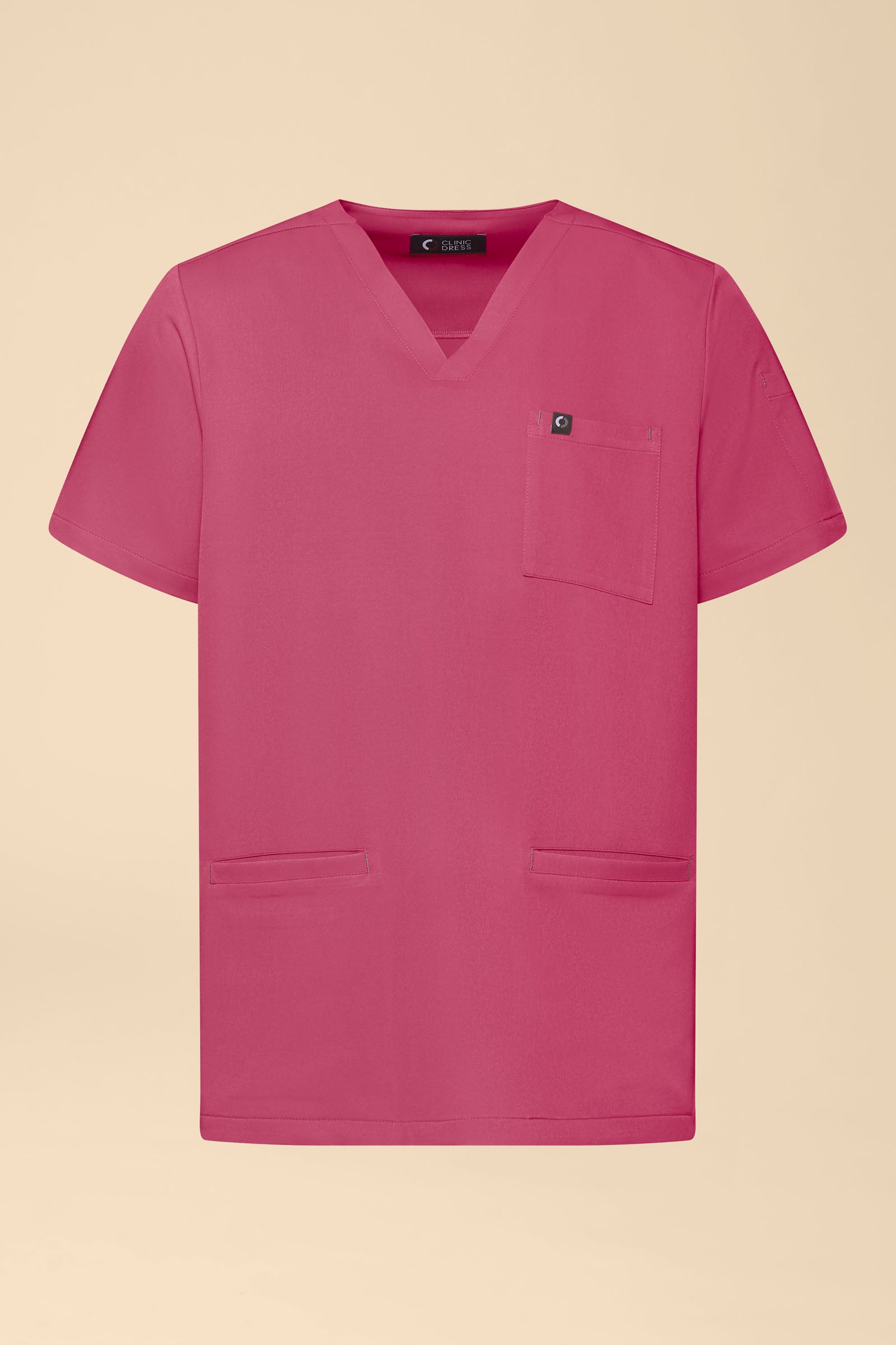 KAERE Tunique Homme - Col V bois de rose