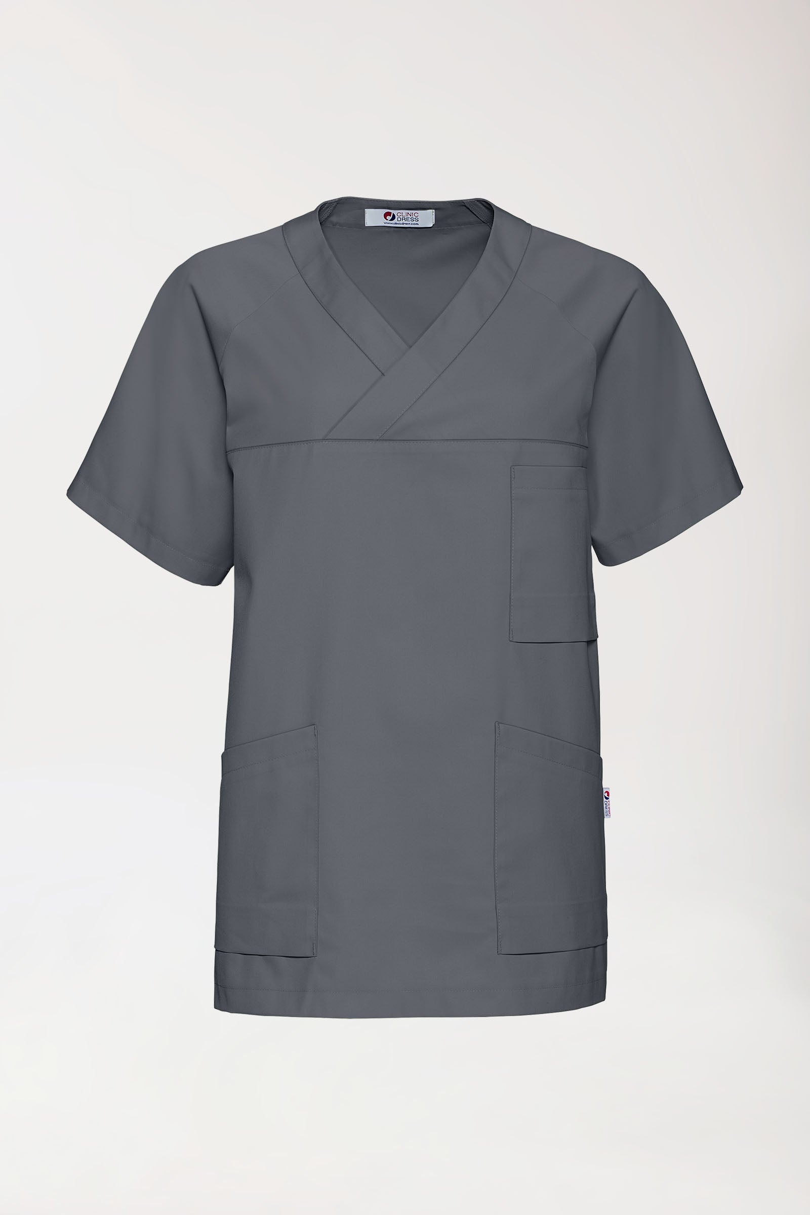 CORE Tunique Homme - Col V gris granit