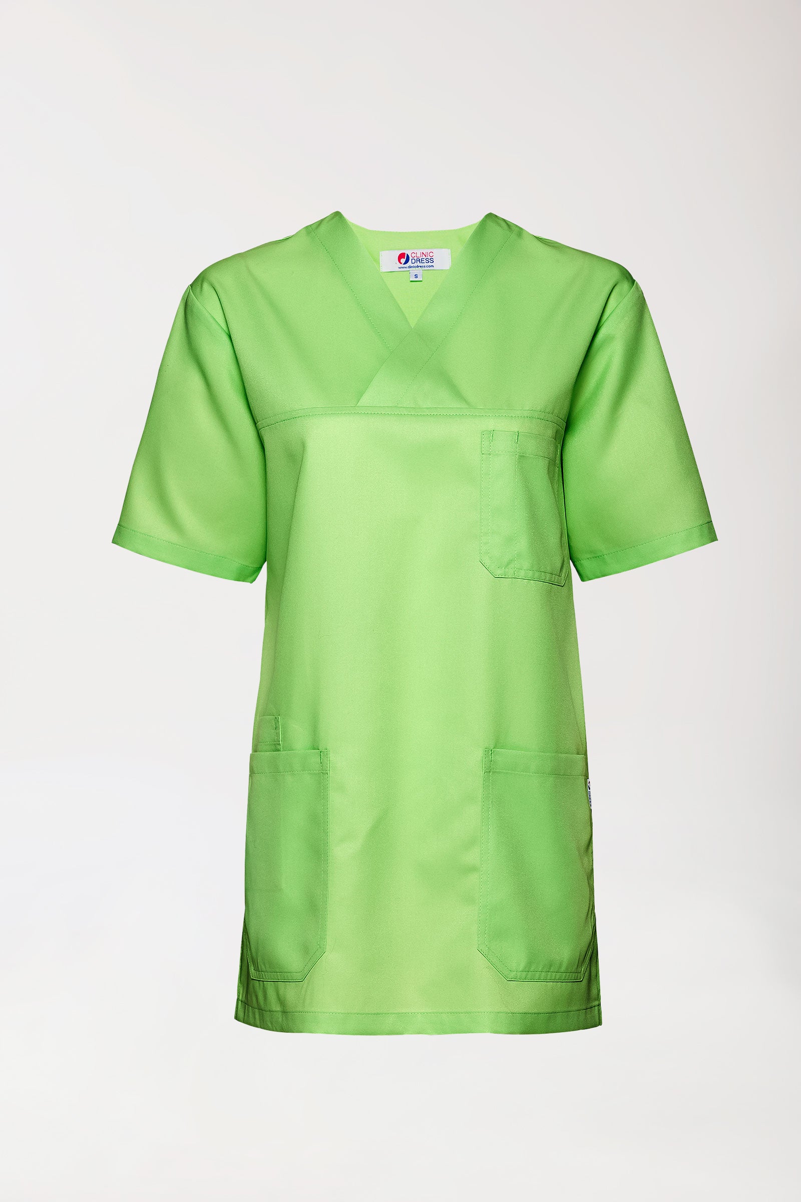 GREEN Tunique Homme - Col V vert pomme