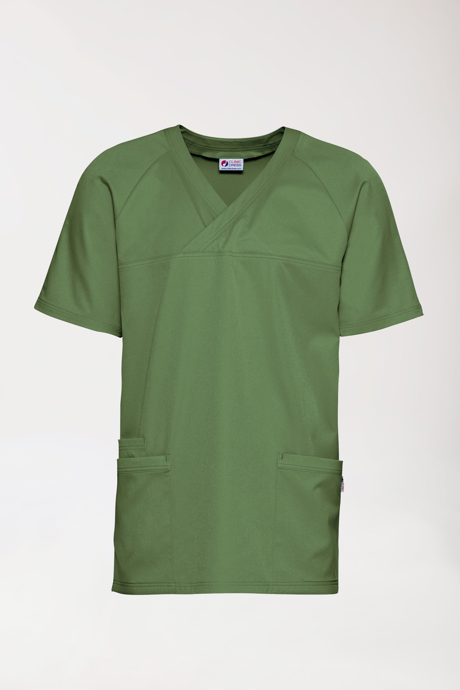 Move Stretch Tunique Homme - Col V vert prairie