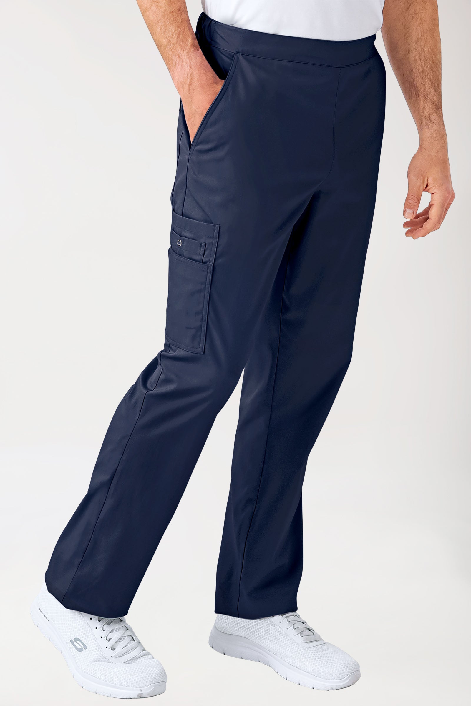 CLINIC STRETCH Pantalon mixte - Poche sur la jambe bleu navy