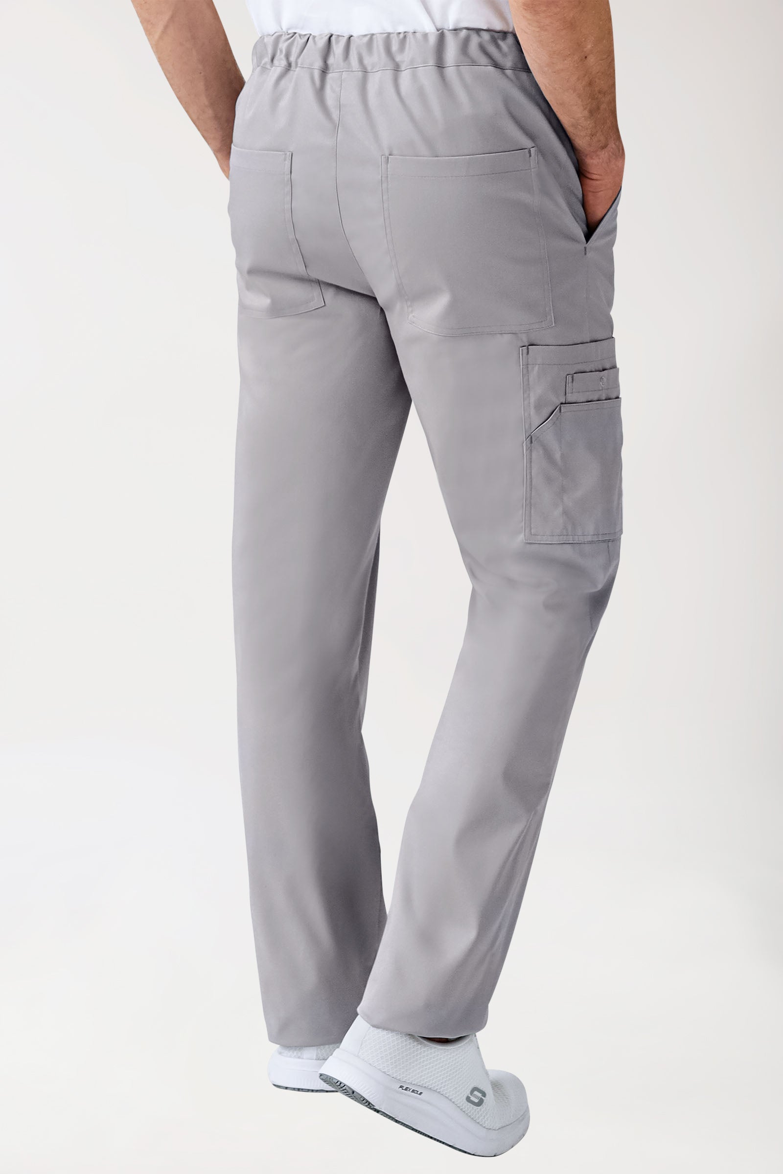 CLINIC STRETCH Pantalon mixte - Poche sur la jambe gris