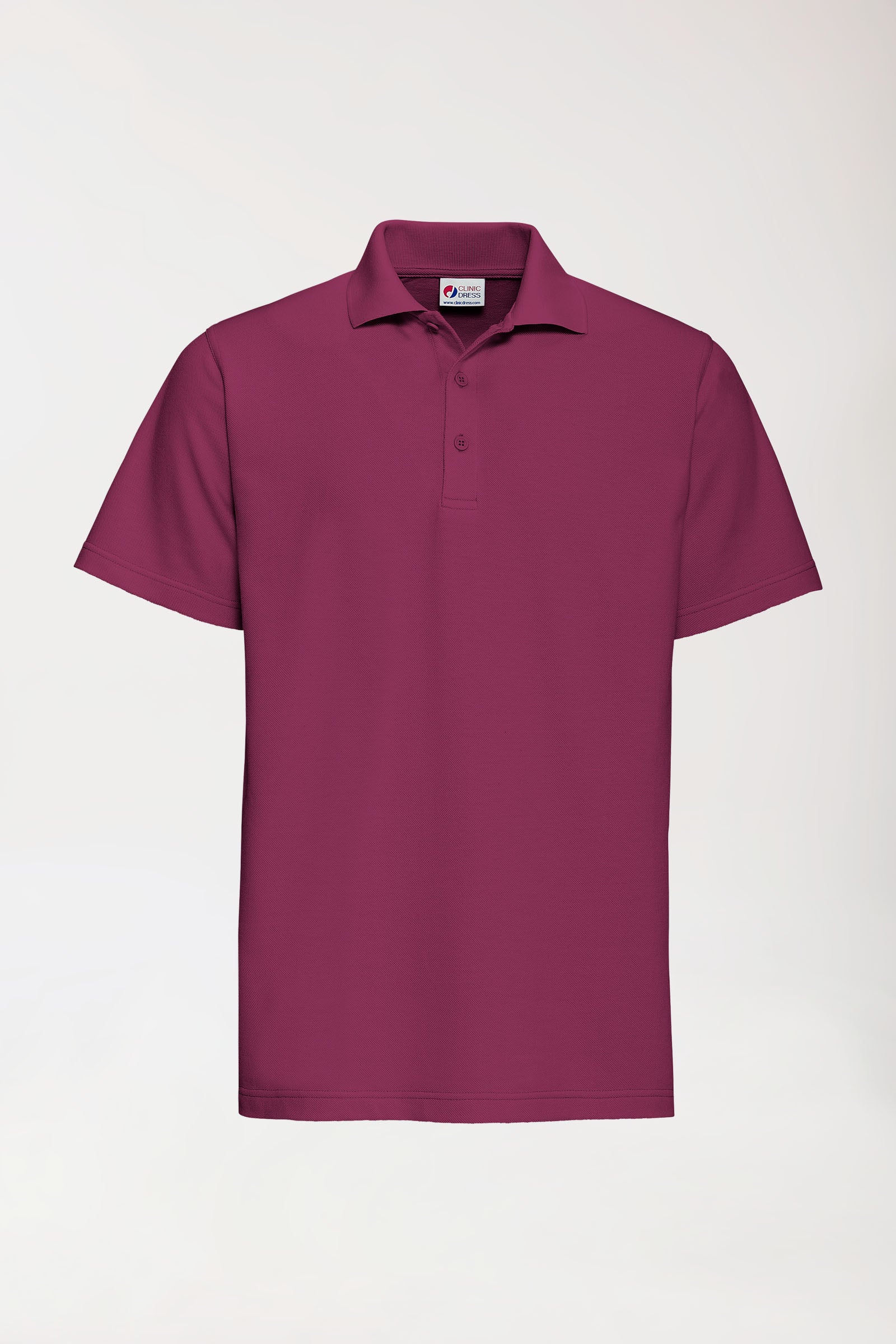 CORE Shirt mixte - Col polo berry