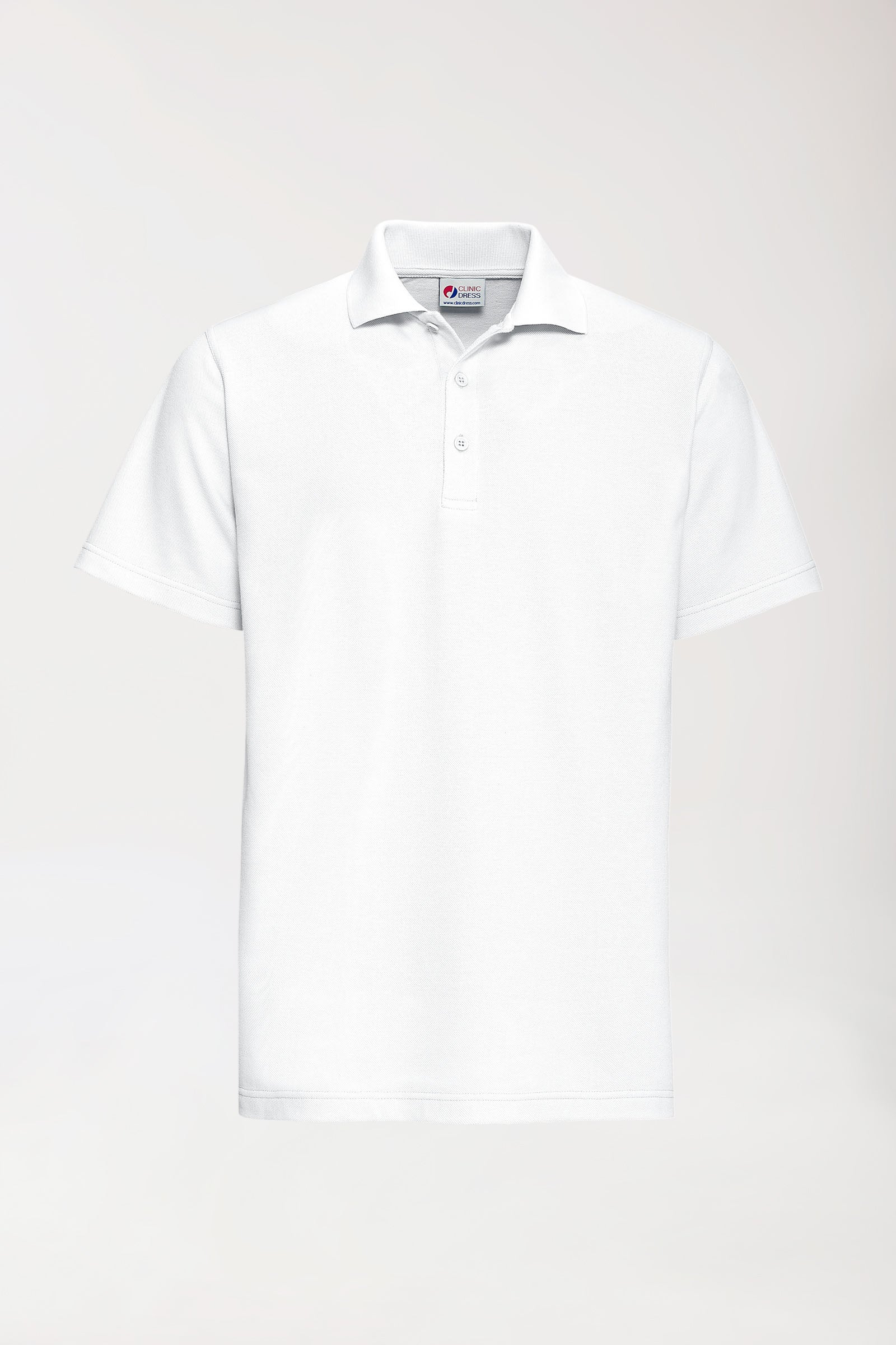 CORE Shirt mixte - Col polo blanc