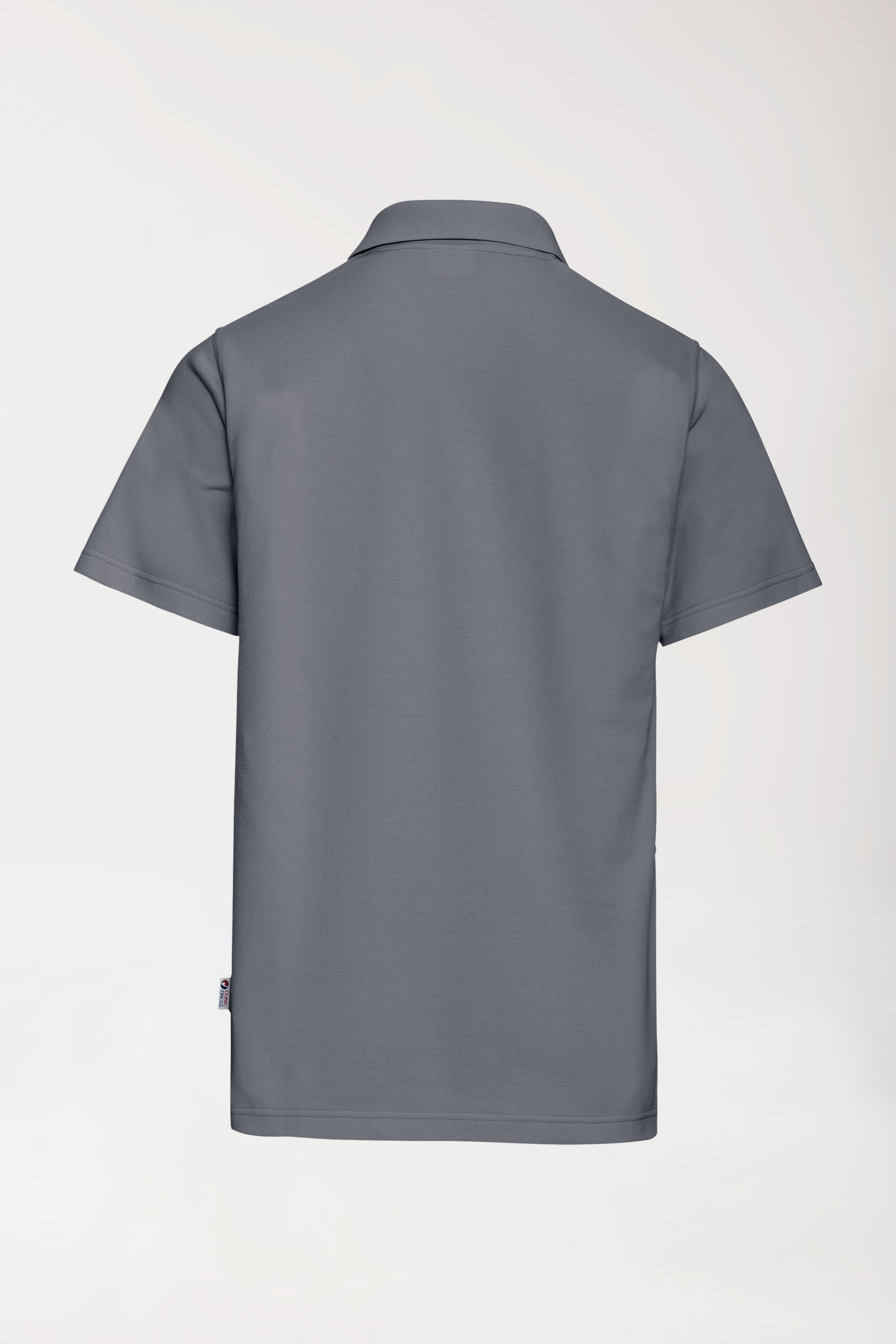 CORE Shirt mixte - Col polo gris granit