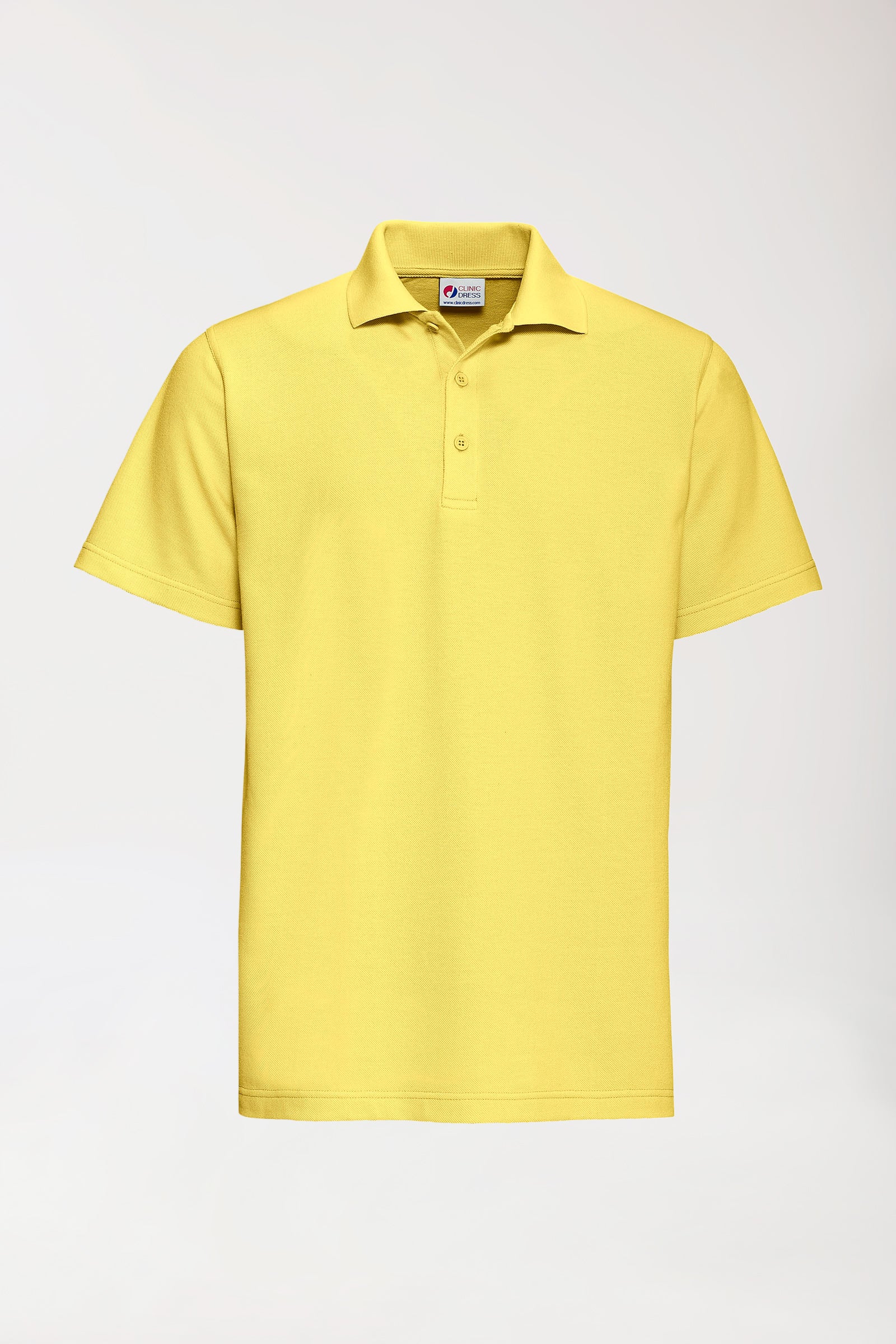CORE Shirt mixte - Col polo jaune
