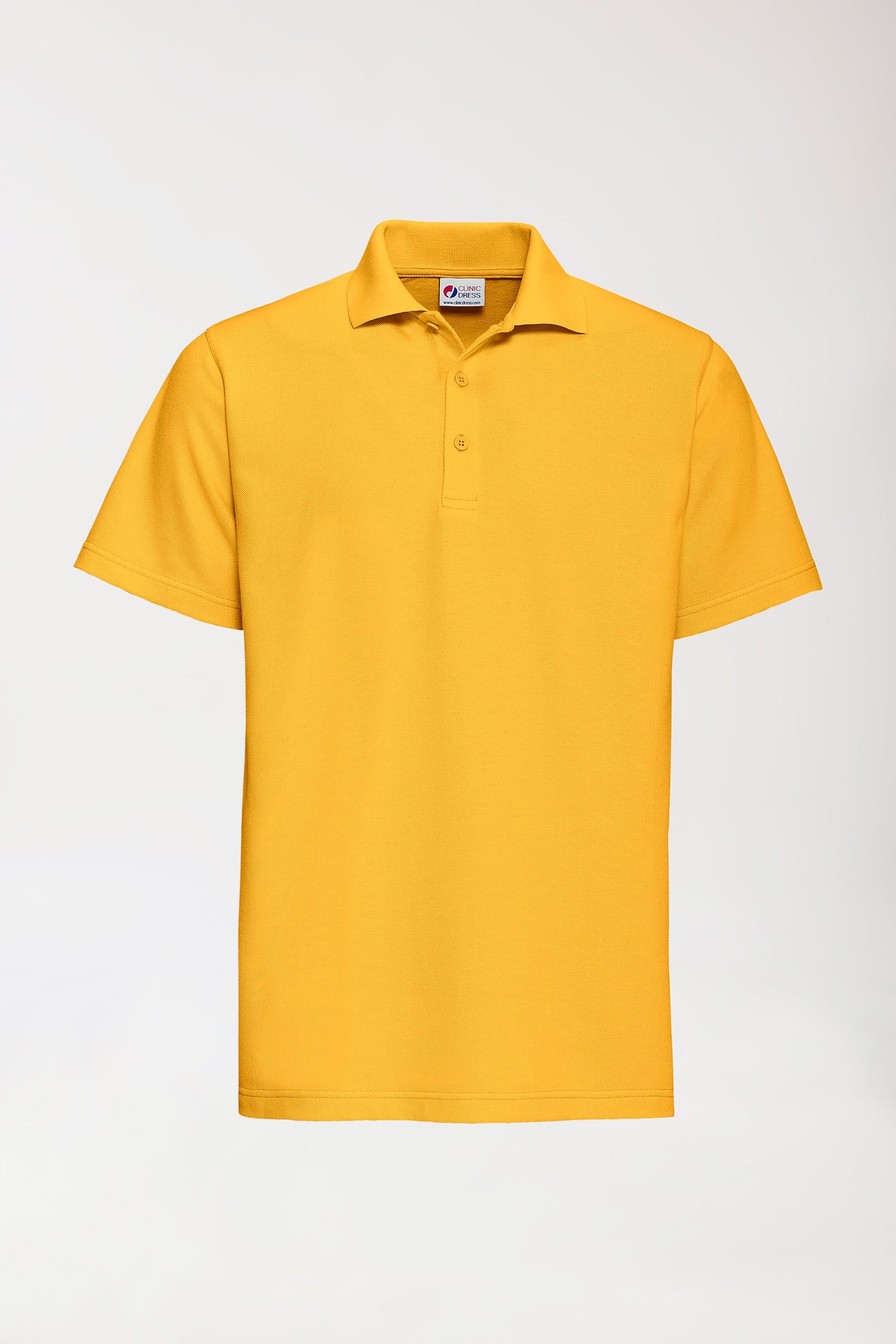 CORE Shirt mixte - Col polo jaune soleil