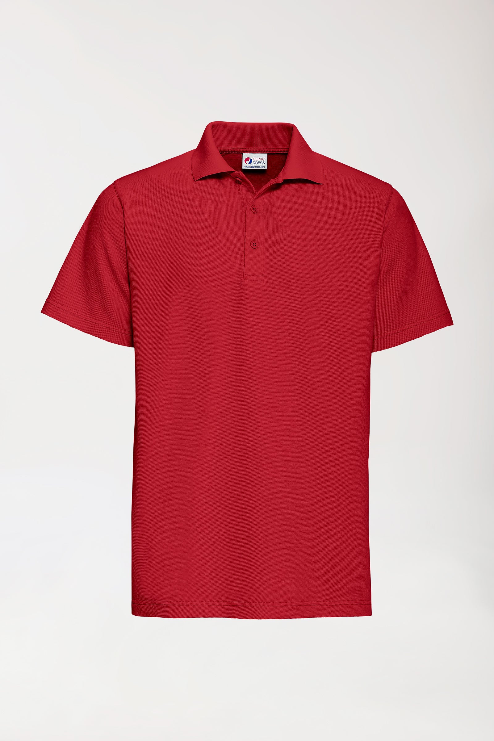 CORE Shirt mixte - Col polo rouge