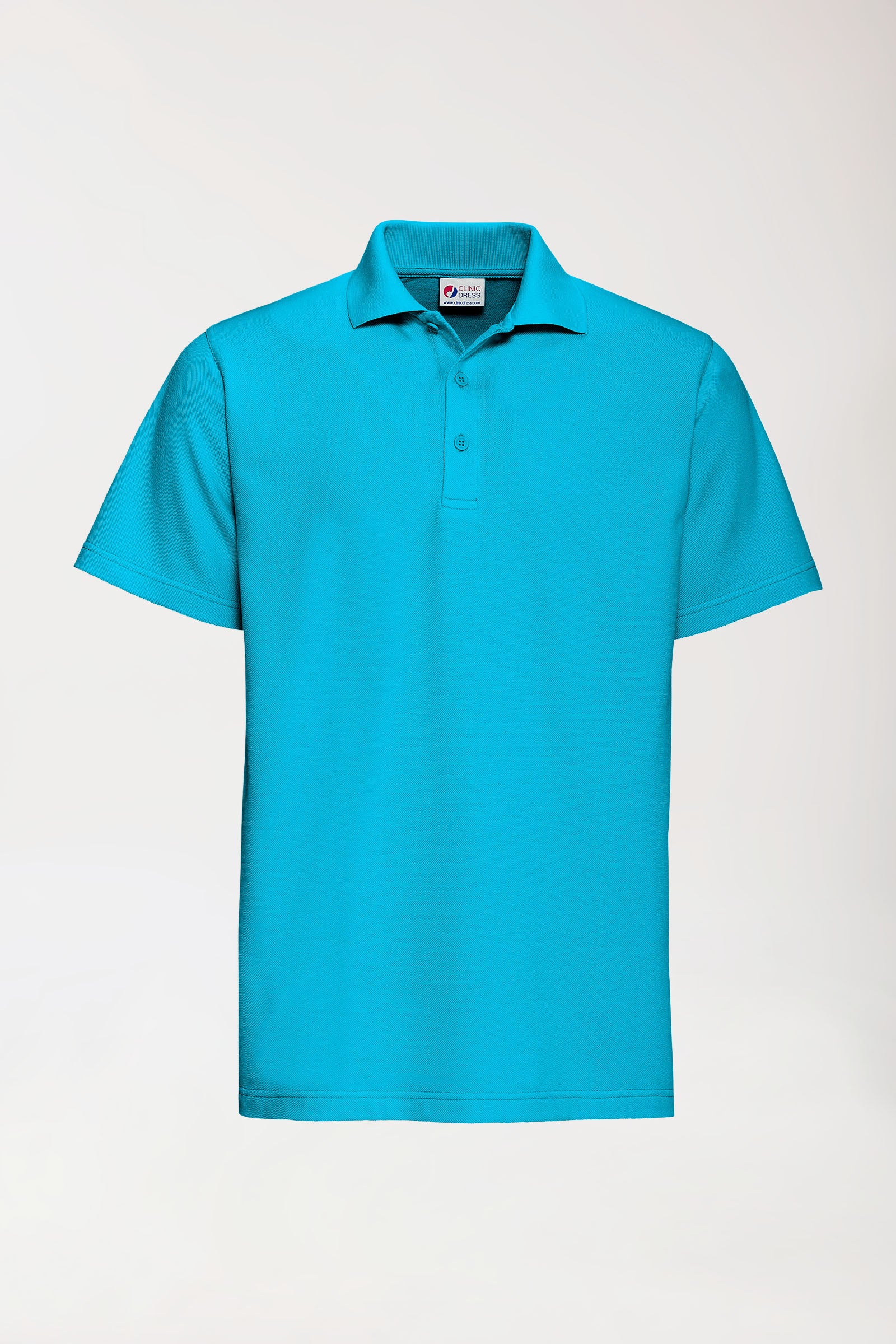 CORE Shirt mixte - Col polo turquoise