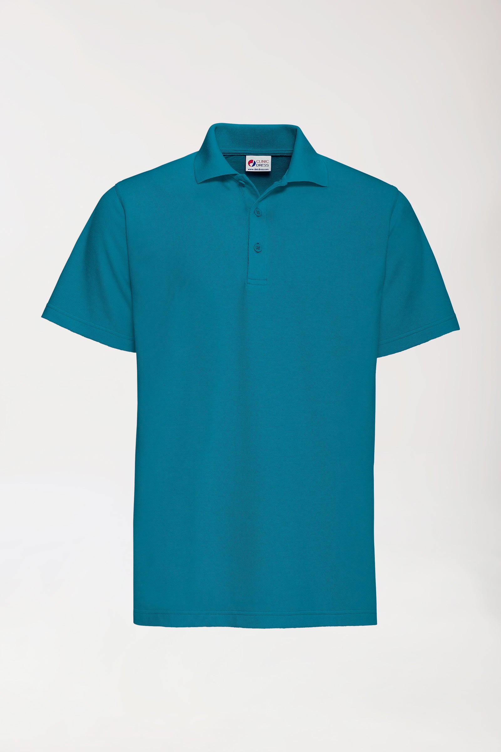 CORE Shirt mixte - Col polo vert pétrole