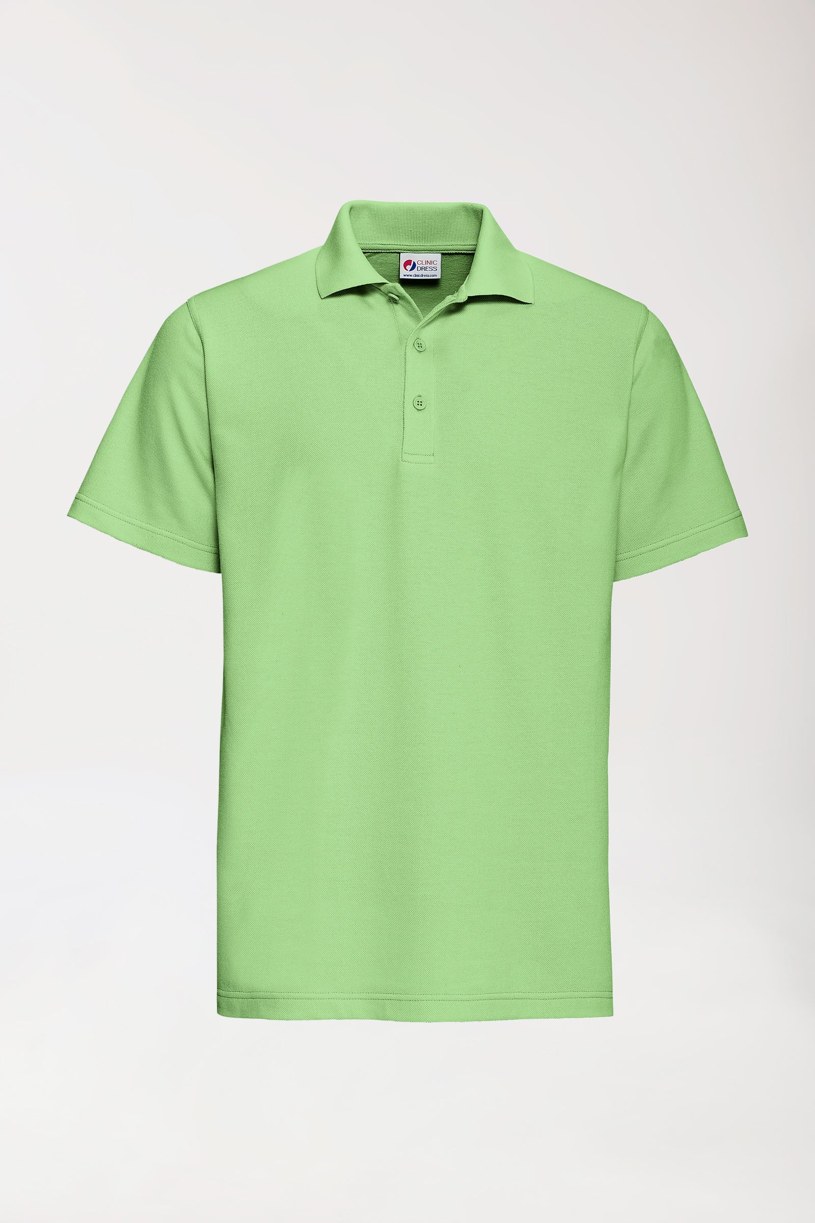 CORE Shirt mixte - Col polo vert pomme
