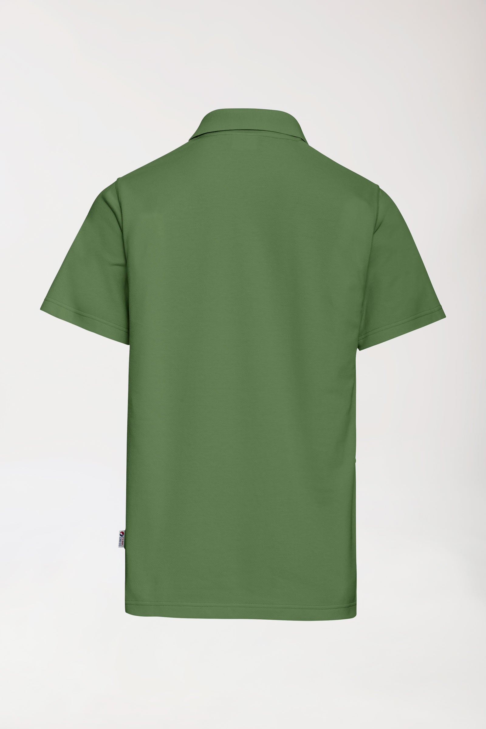 CORE Shirt mixte - Col polo vert prairie