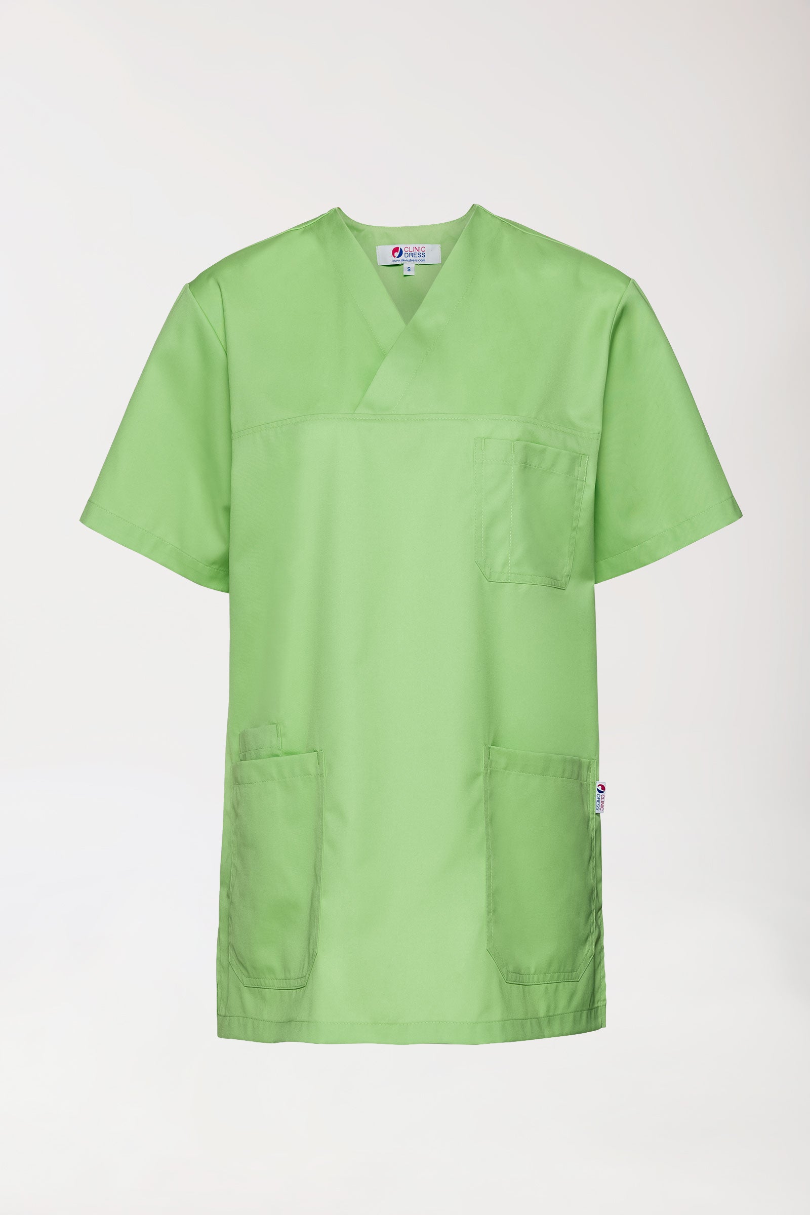 Tunique vert pomme col en V