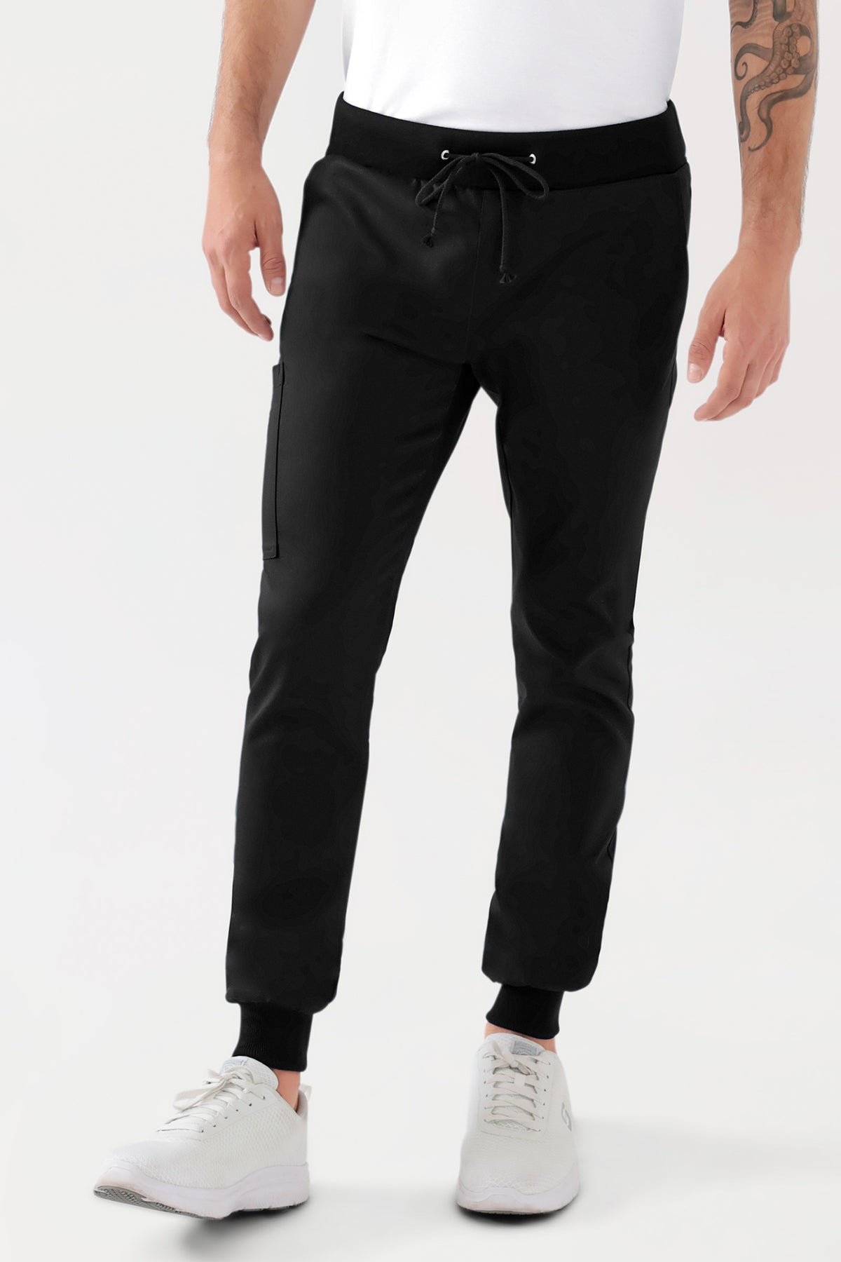 COMFY FLEX Pantalon Homme - Jogpant noir, Vue de face 
