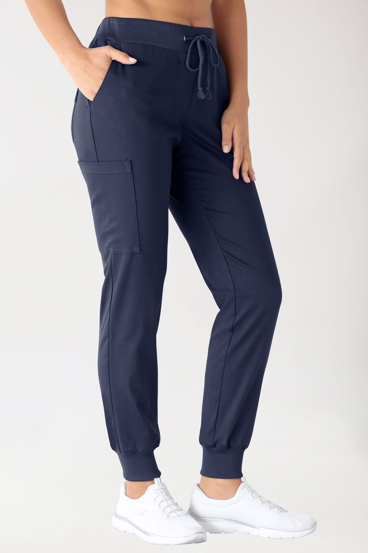 Pantalon Stretch Femme - Jogpant navy