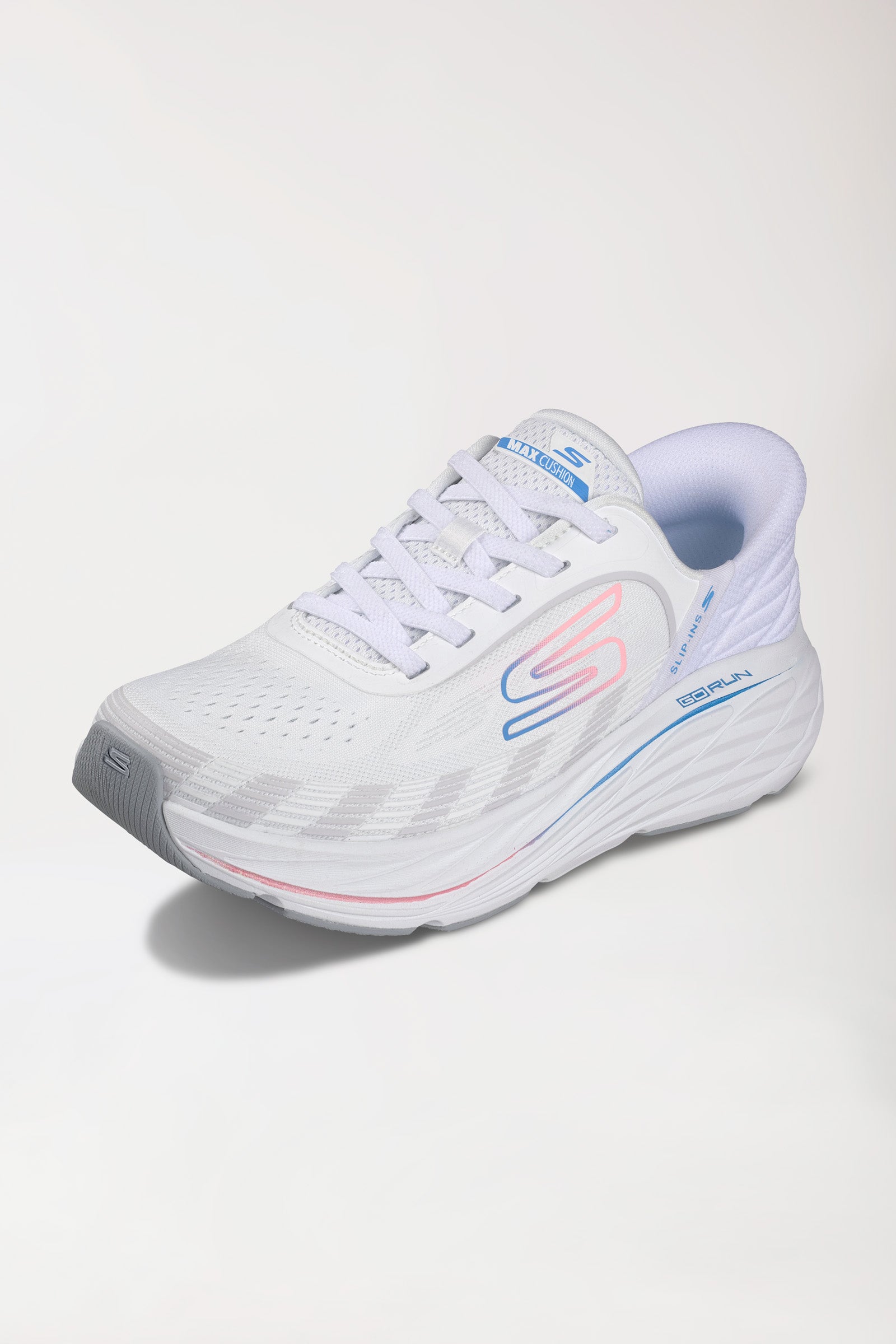 Sneakers Femme blanc/rose, Vue de face 