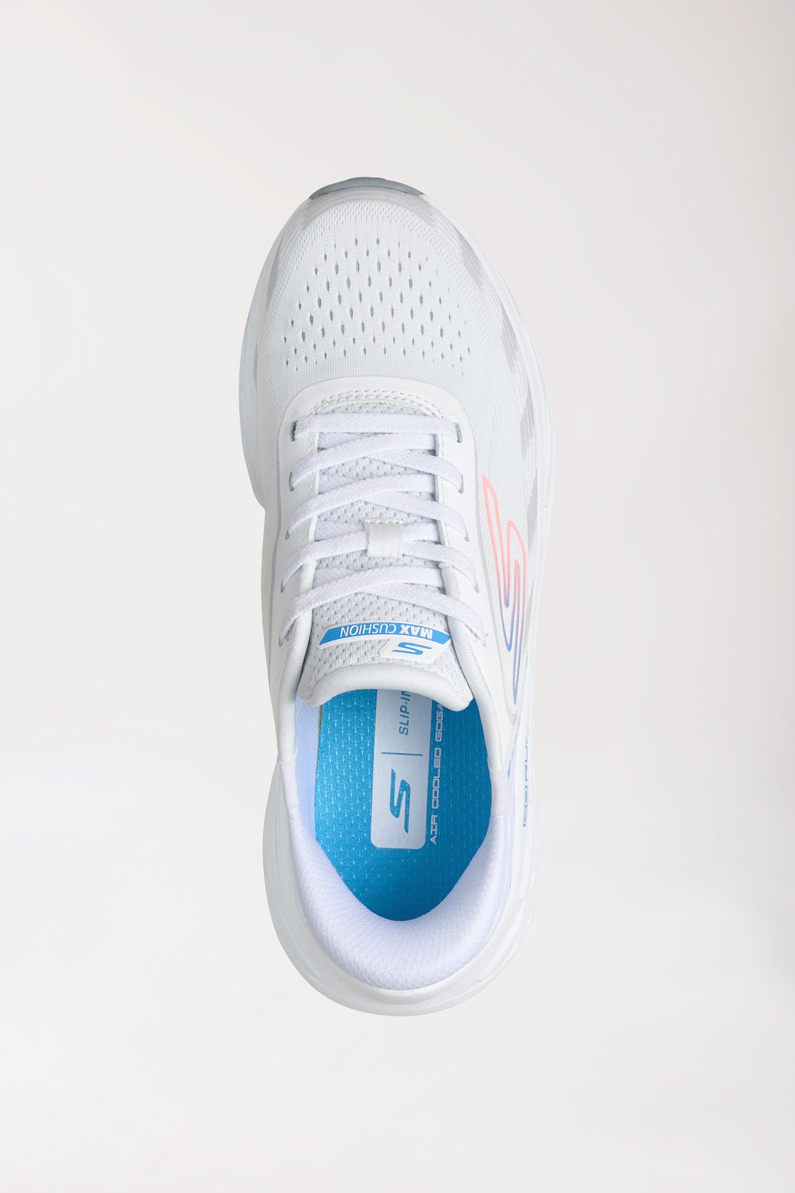 Sneakers Femme blanc/rose, Vue de face 