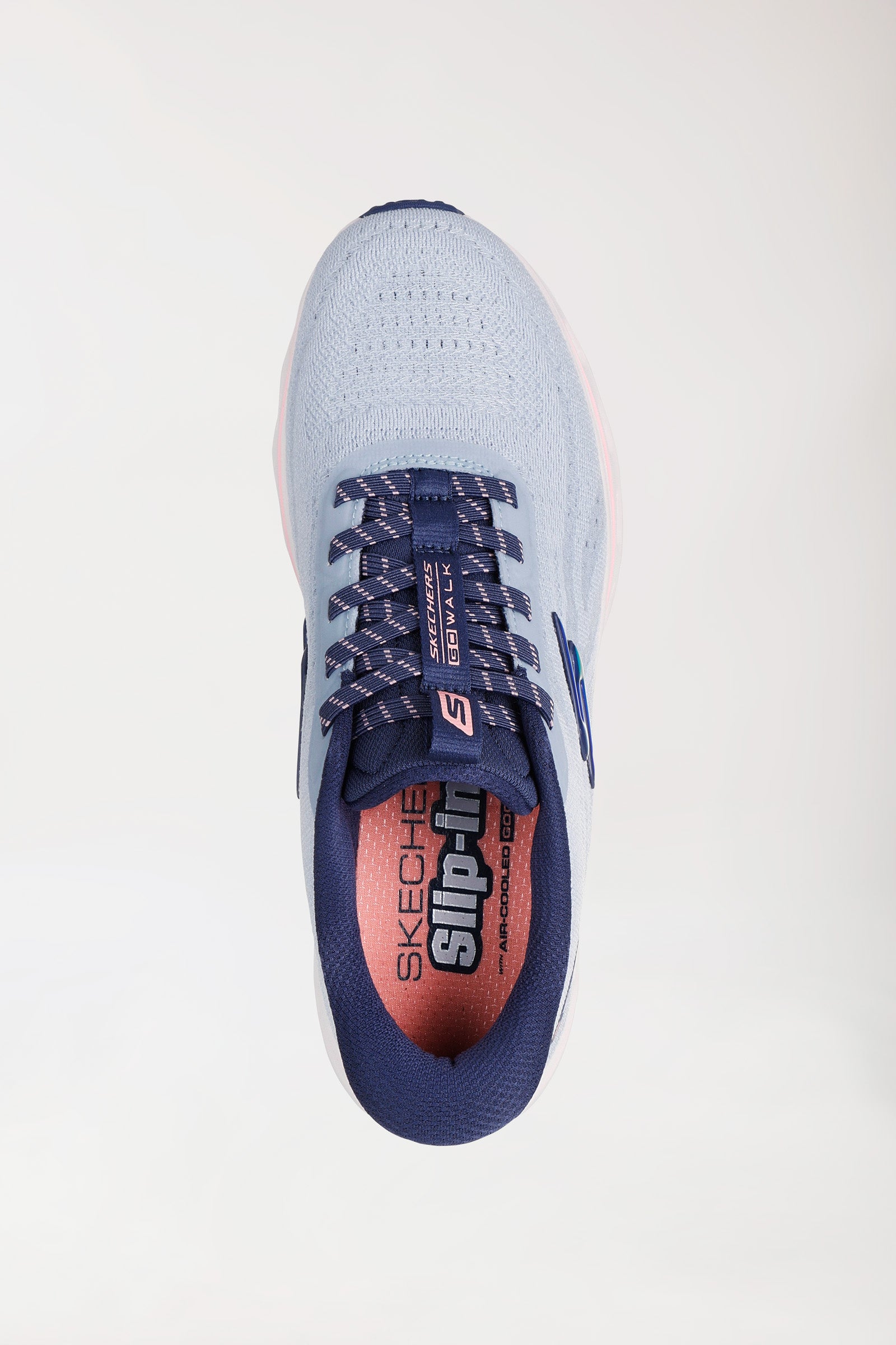 Sneakers Femme bleu clair, Vue de face 