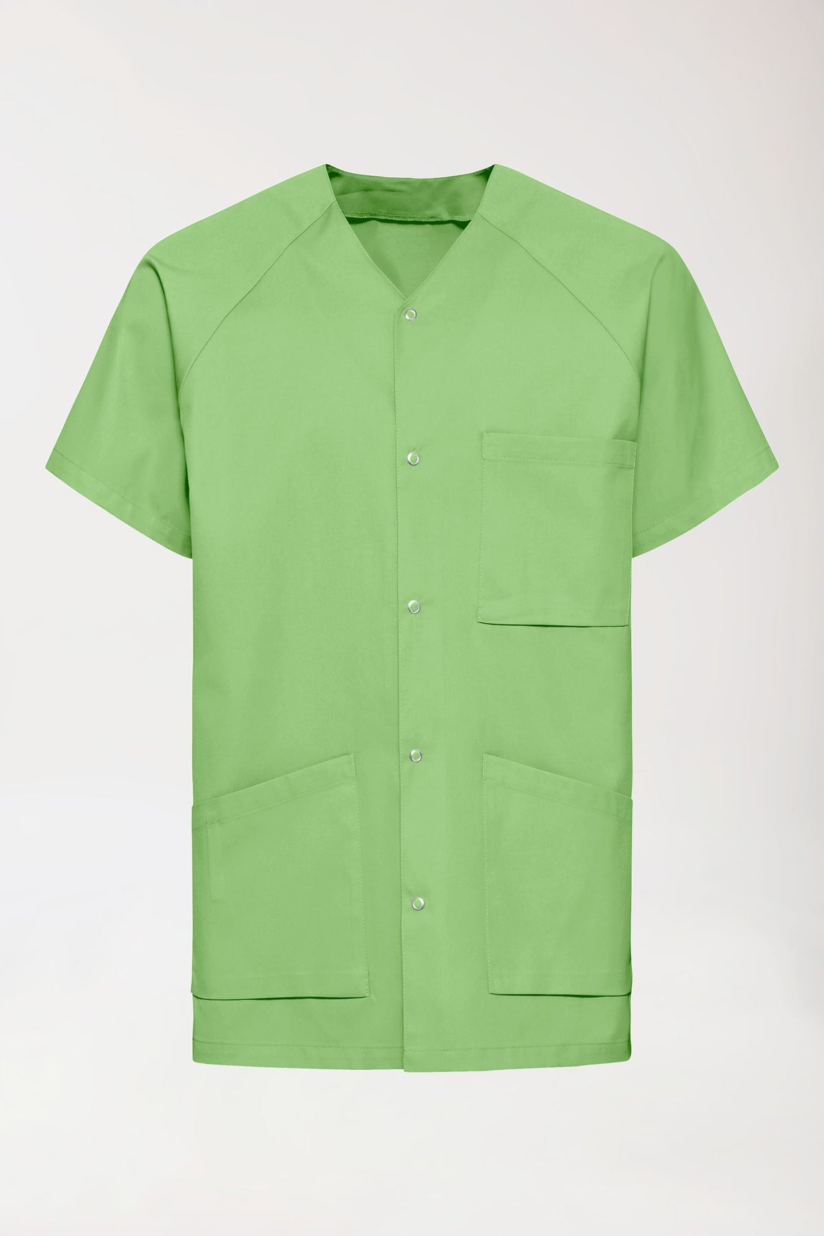 LA Blouse médicale homme - patte pressions vert pomme