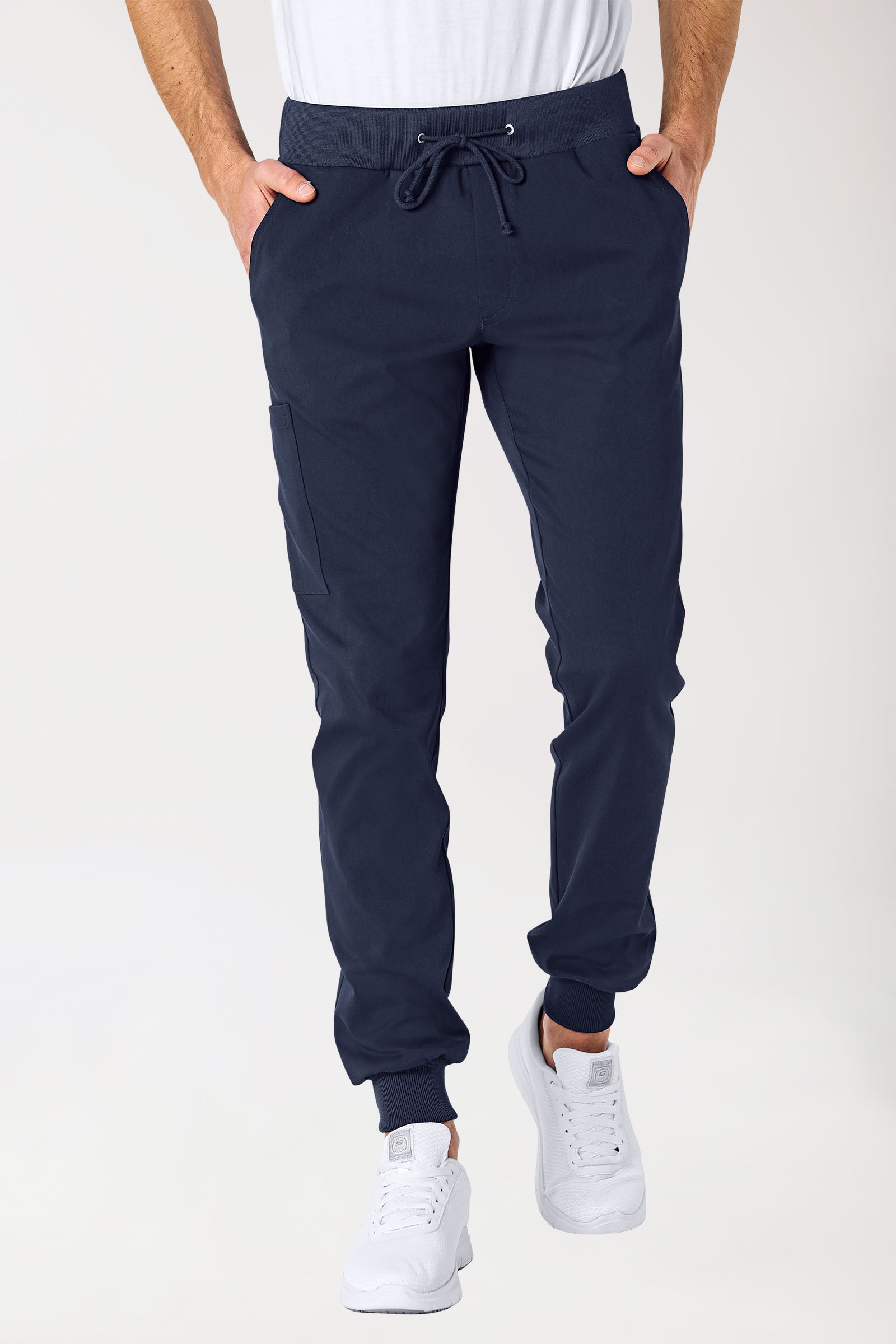 Pantalon Stretch Homme - Jogpants navy, Vue de face 