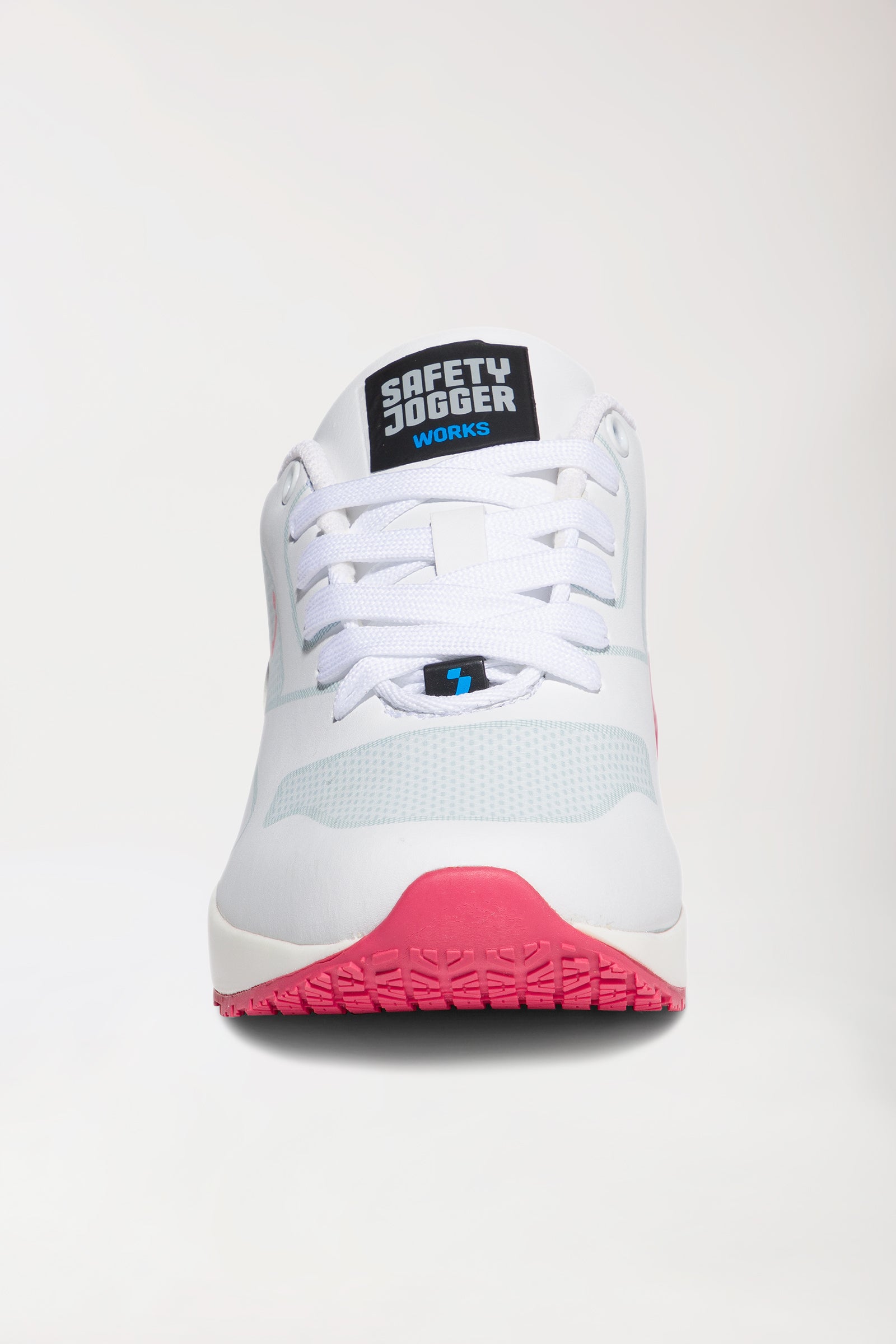 Chaussures professionnelles Femme blanc/lipstick, Vue de face 