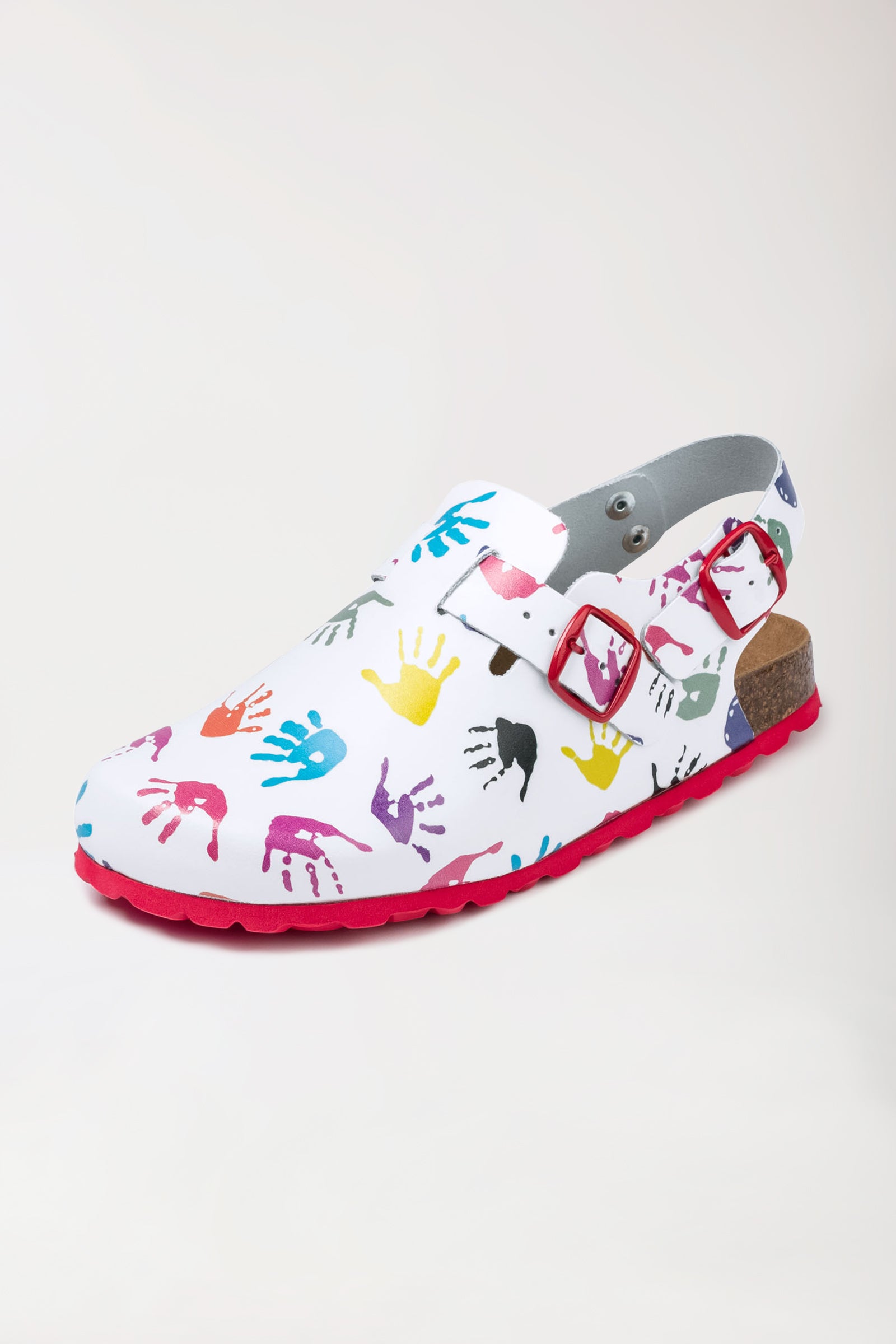 Sabots Femme blanc/multicolore