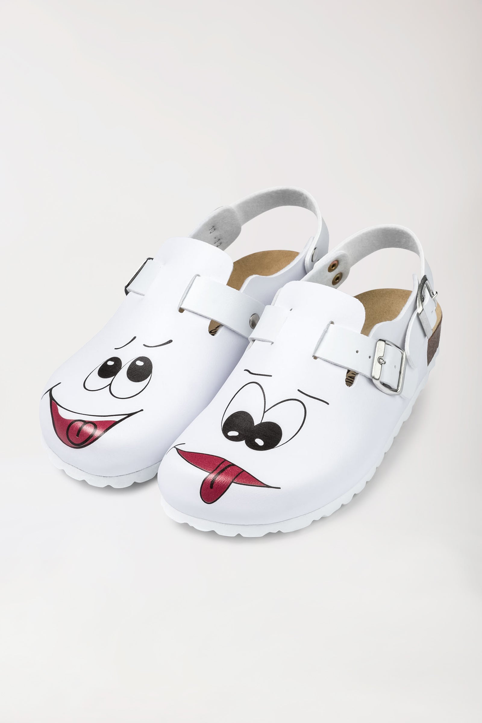 Sabots Femme - Motif imprimé - blanc/multicolore