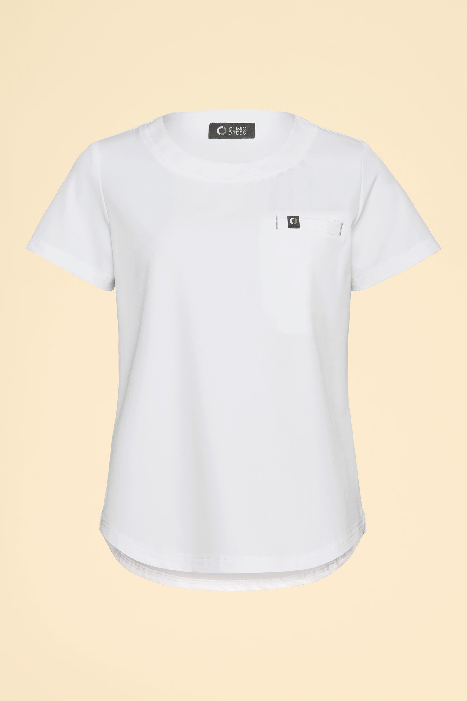 KAERE T-shirt Femme - Encoloure ronde blanc, Vue de face 